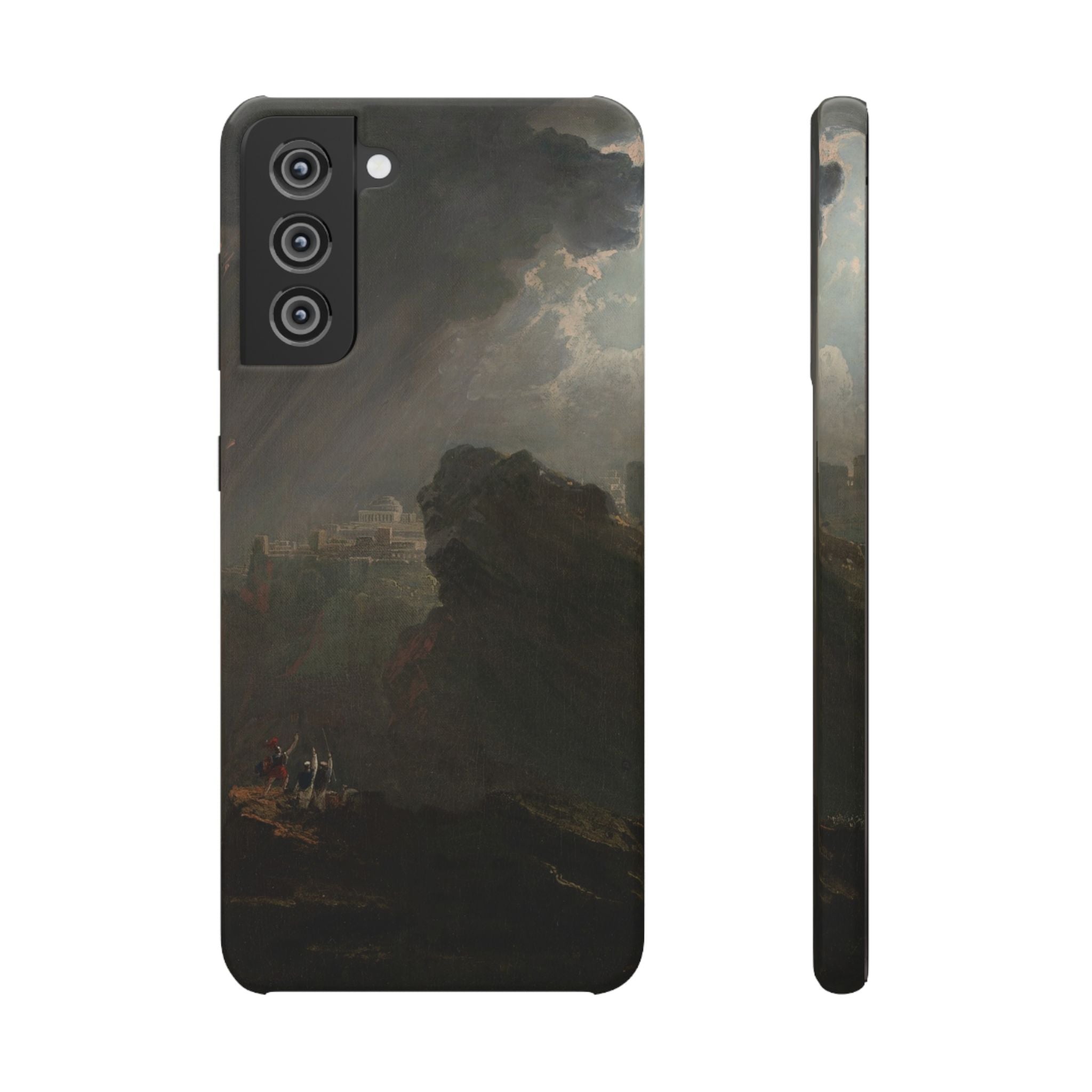 Josua befiehlt der Sonne, stillzustehen von John Martin – Samsung Slim Case