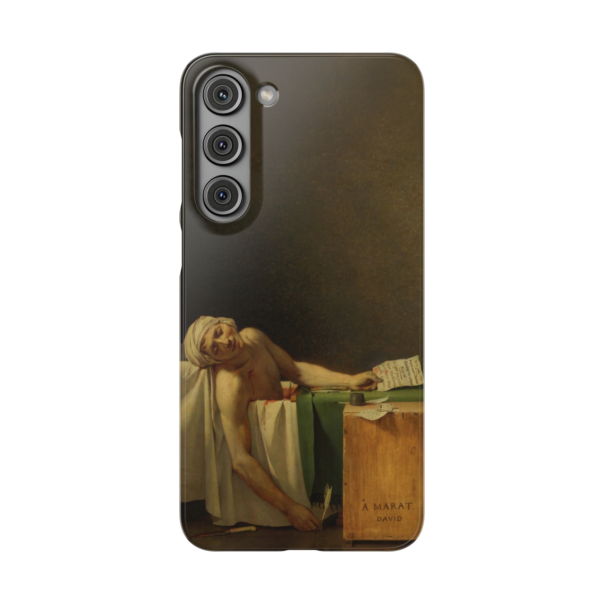 The Death of Marat by Jacques-Louis David - Samsung Slim Case