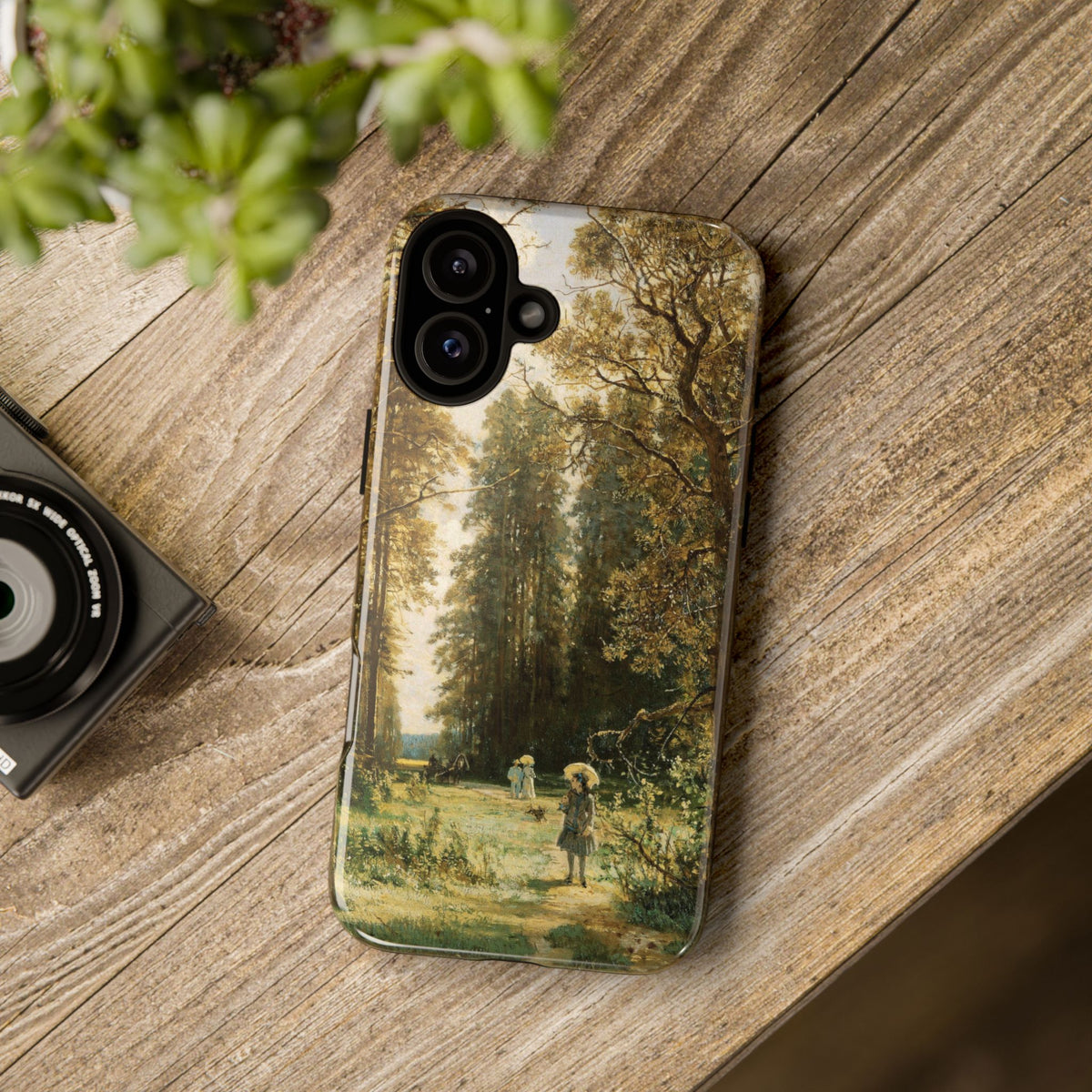 The Path in the Forest by Ivan Ivanovich Shishkin - iPhone Tough Case