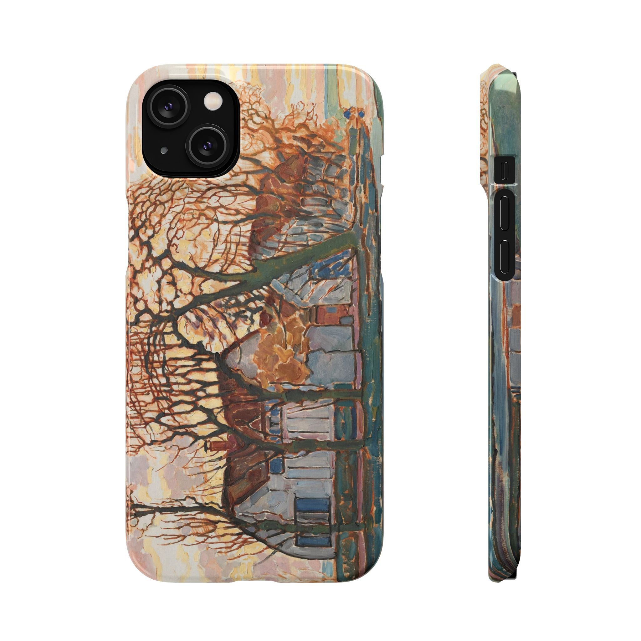 Farm near Duivendrecht by Piet Mondrian - iPhone Slim Case