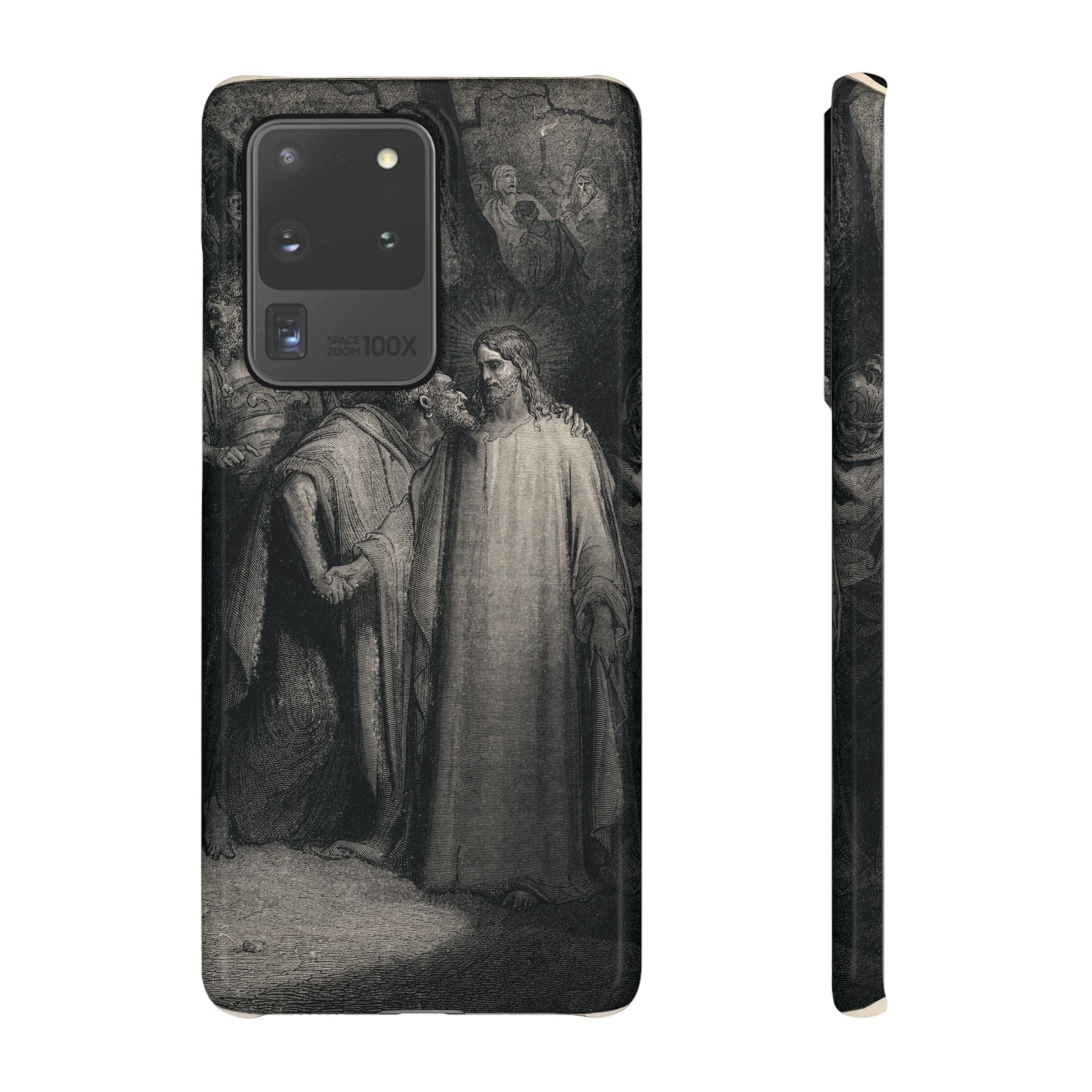 The Holy Bible: Plate CXLI “The Judas Kiss” by Gustave Doré - Samsung Slim Case