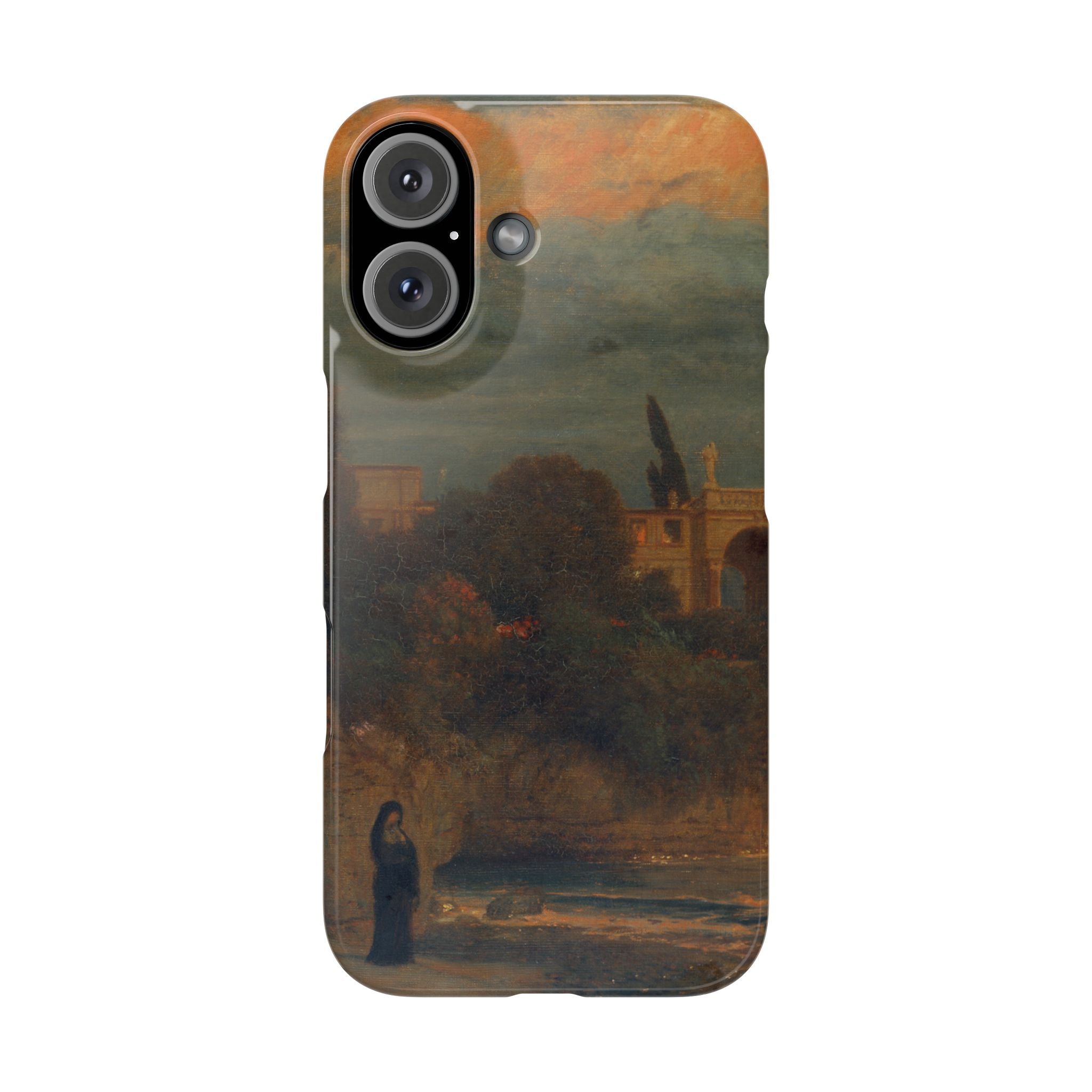 Villa by the Sea by Arnold Böcklin - iPhone Slim Case