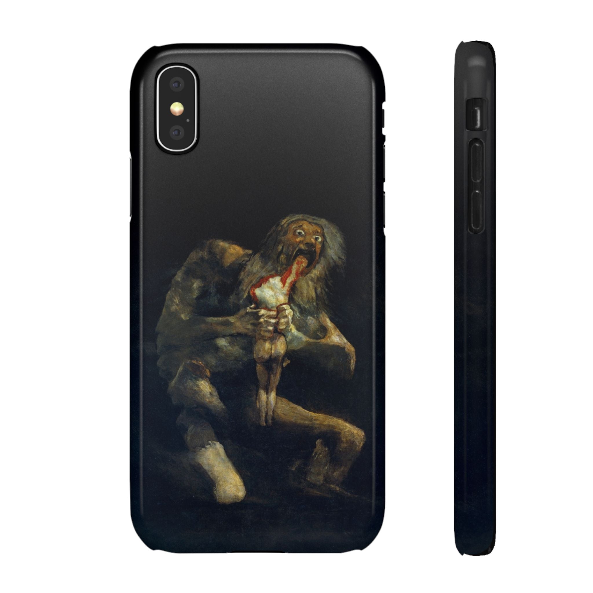 Saturn Devouring His Son by Goya - iPhone Slim Case
