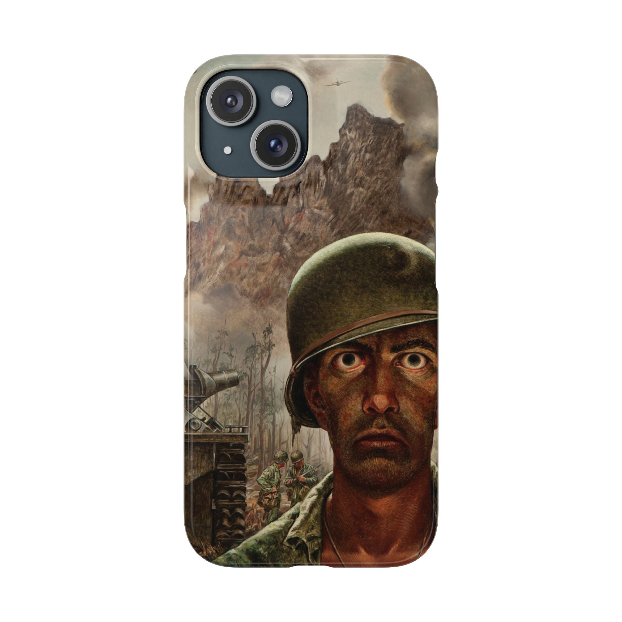 That 2,000 Yard Stare by Thomas Lea - iPhone Slim Case