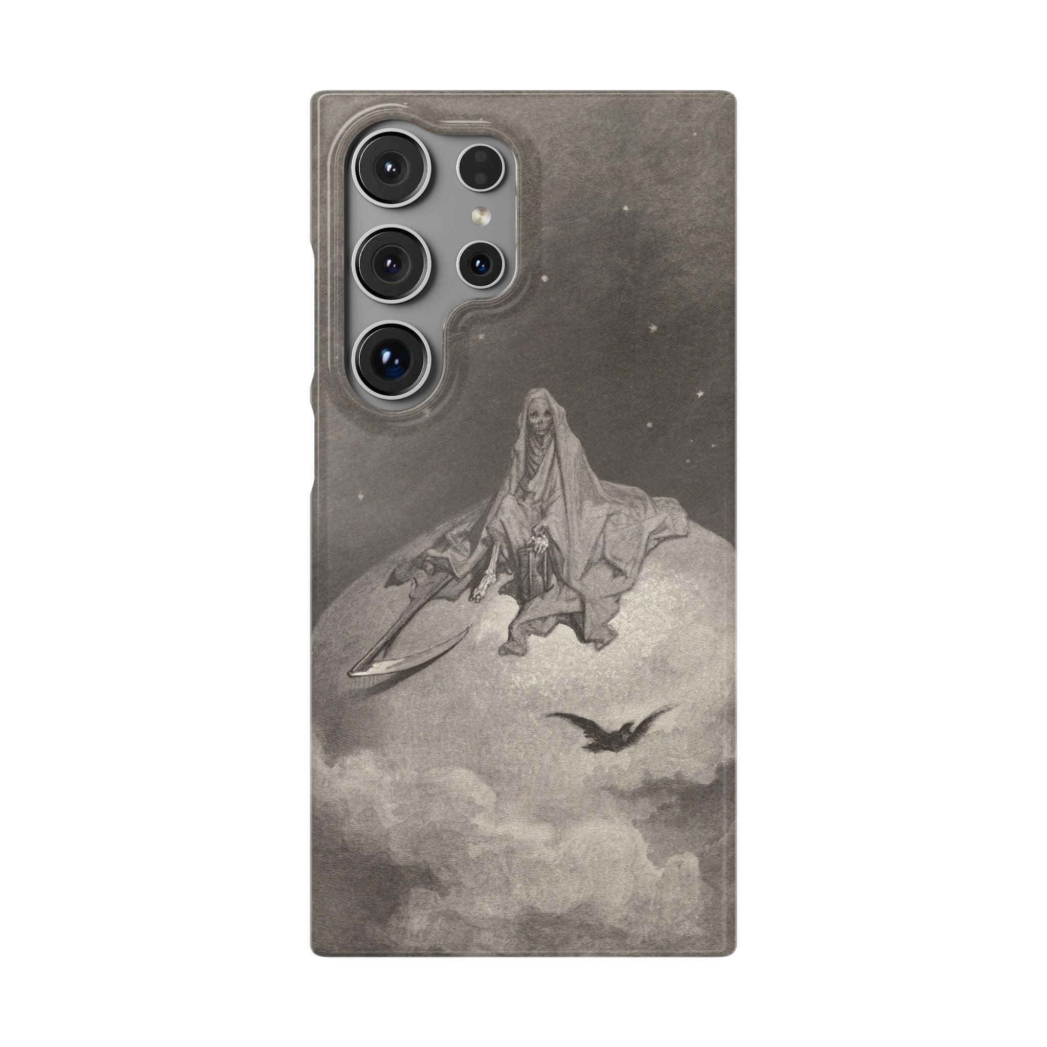 Doubting, dreaming dreams no mortal ever dared to dream before by Gustave Doré - Samsung Slim Case