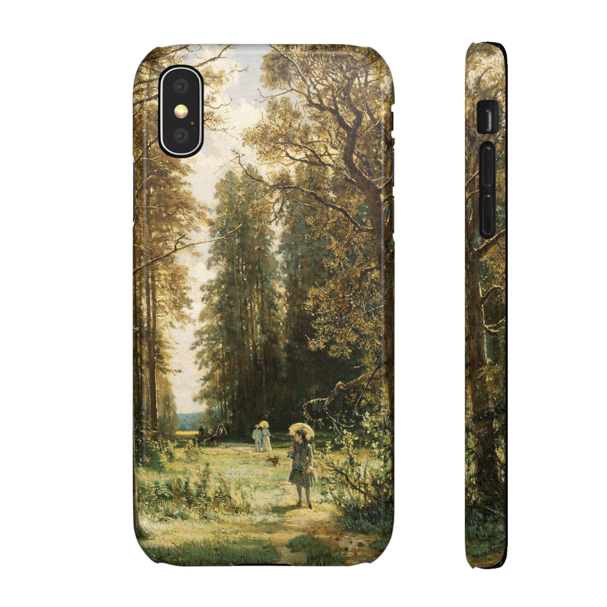The Path in the Forest by Ivan Ivanovich Shishkin - iPhone Slim Case
