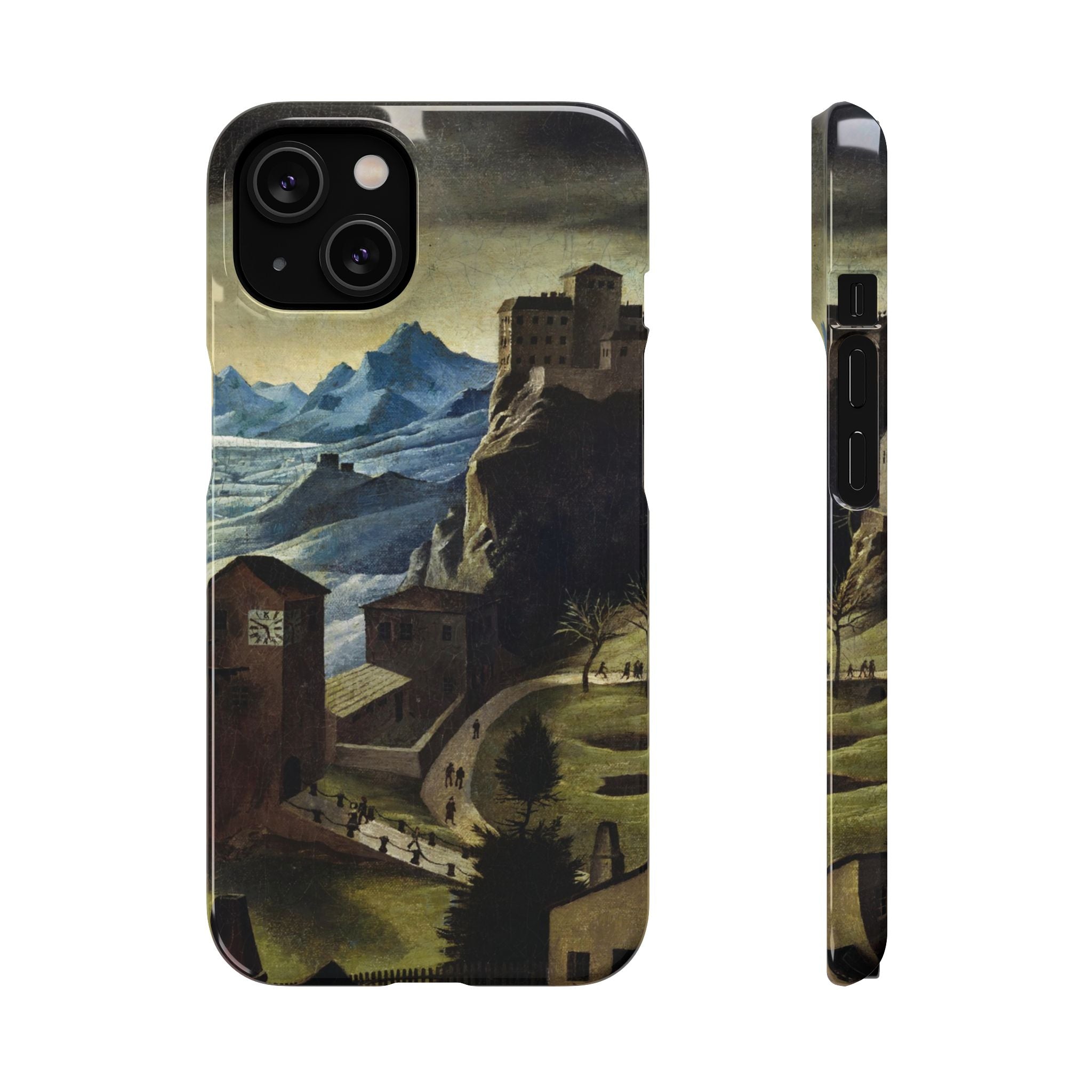 Landschaft mit Burg by Franz Sedlacek - iPhone Slim Case