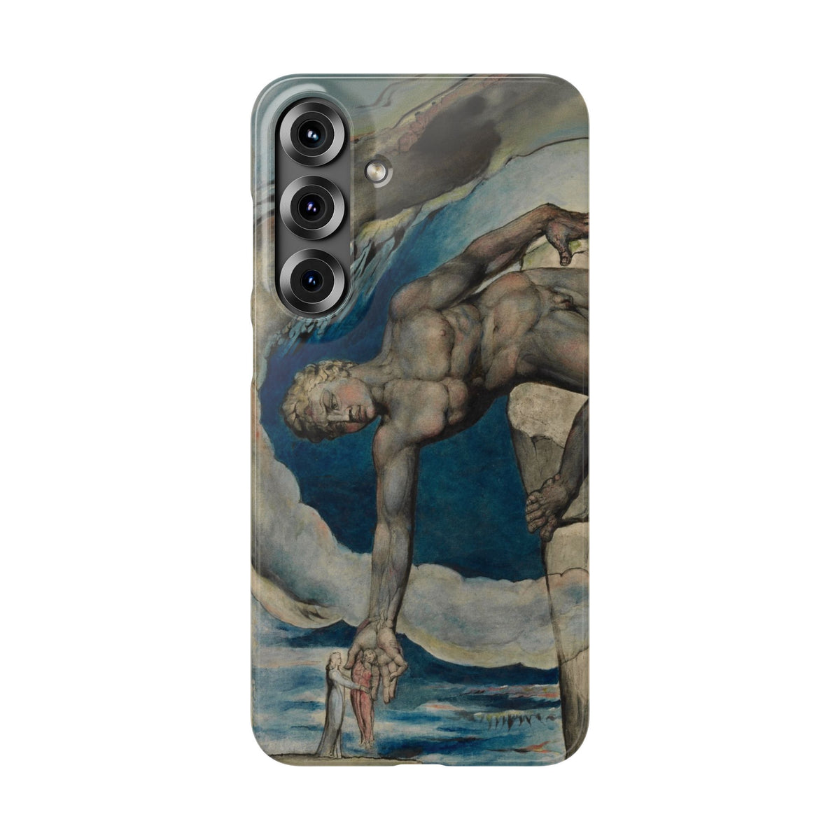 Antaeus setting down Dante and Virgil in the Last Circle of Hell by William Blake - Samsung Slim Case