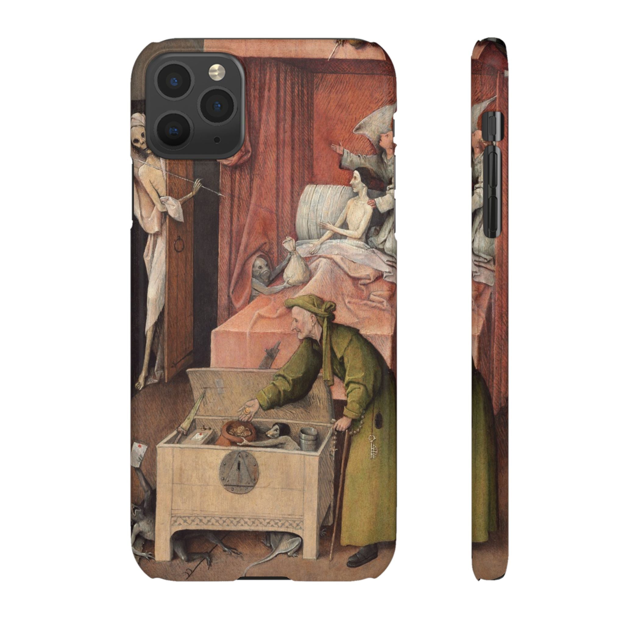 The Death of the Miser by Hieronymus Bosch - iPhone Slim Case