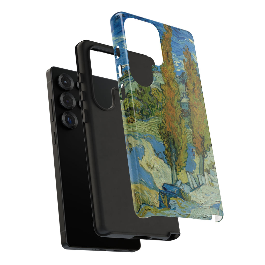 Two Poplars in the Alpilles near Saint-Rémy by Vincent van Gogh - Samsung Tough Case