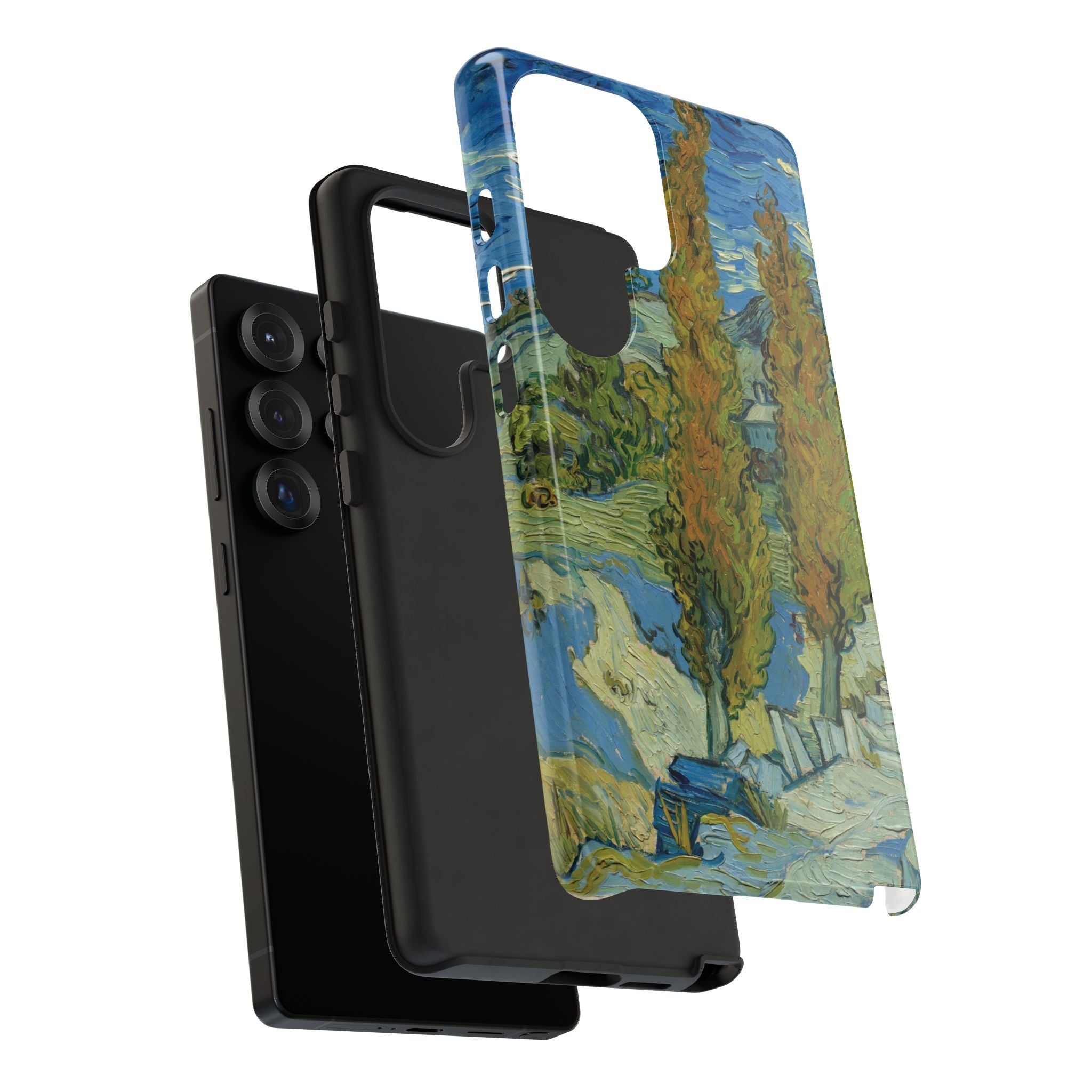 Two Poplars in the Alpilles near Saint-Rémy by Vincent van Gogh - Samsung Tough Case