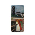 The Girls on the Bridge by Edvard Munch - Samsung Slim Case