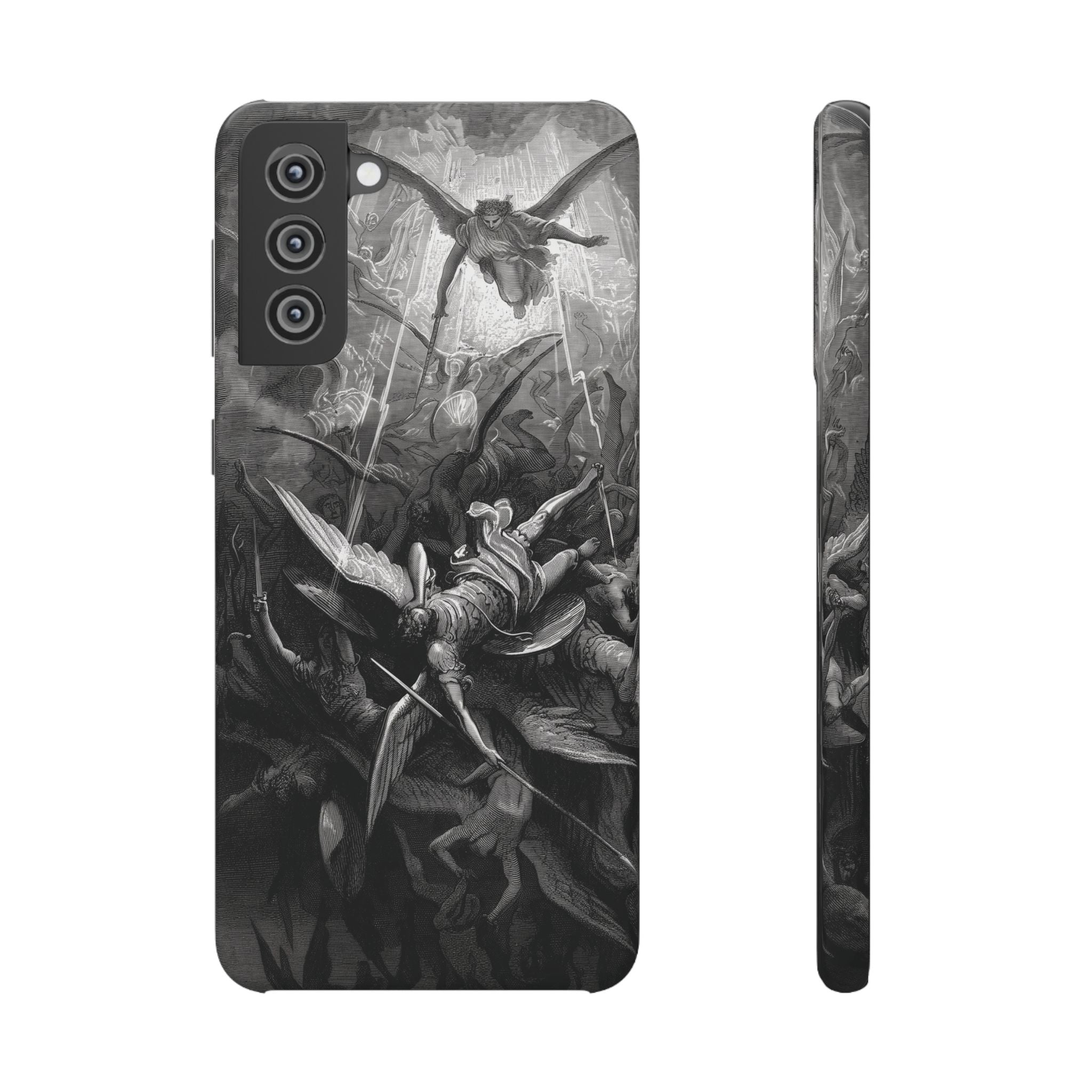 Paradise Lost |The Battle in Heaven by Gustave Doré - Samsung Slim Case