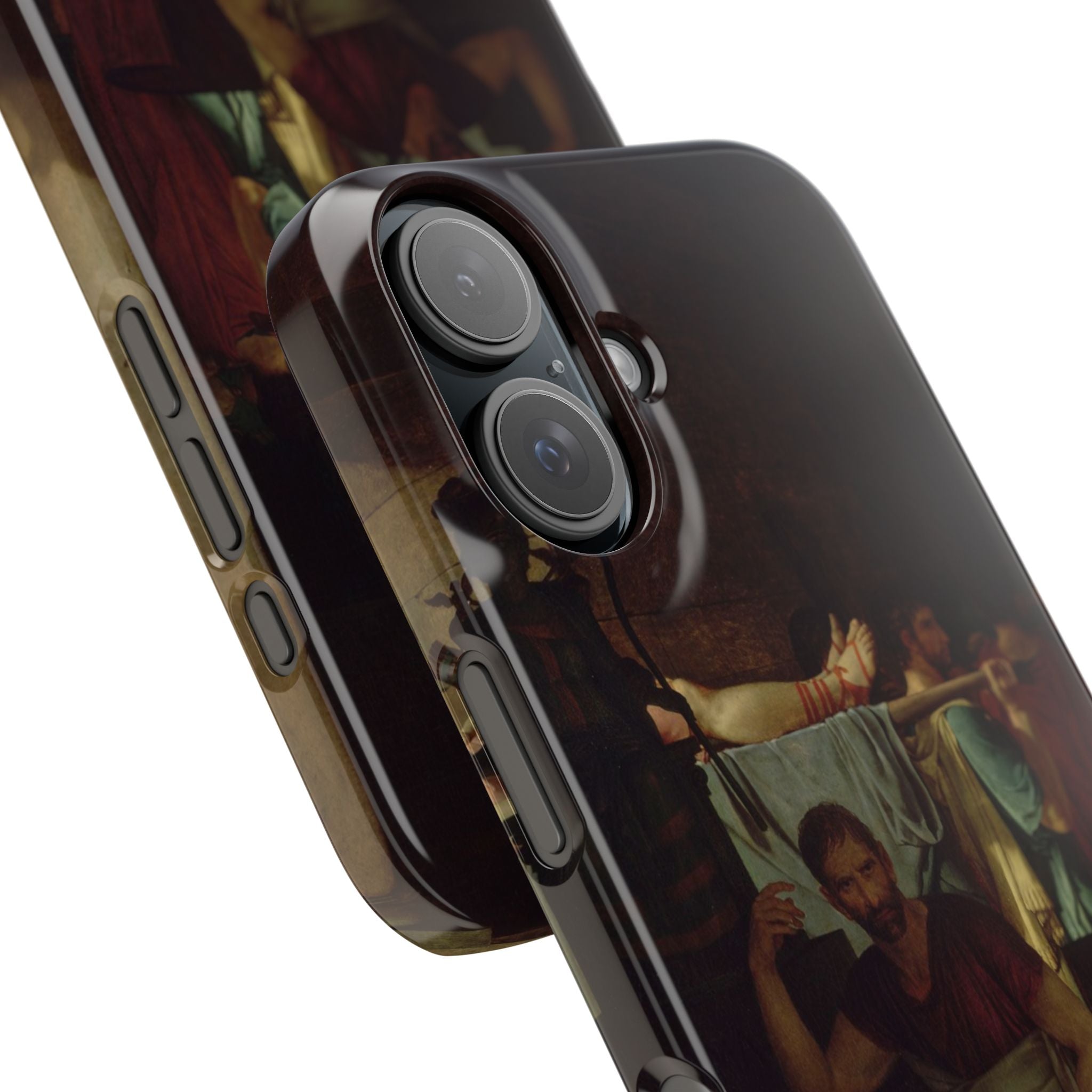 The Lictors Bring to Brutus the Bodies of His Sons I by Jacques-Louis David - iPhone Slim Case