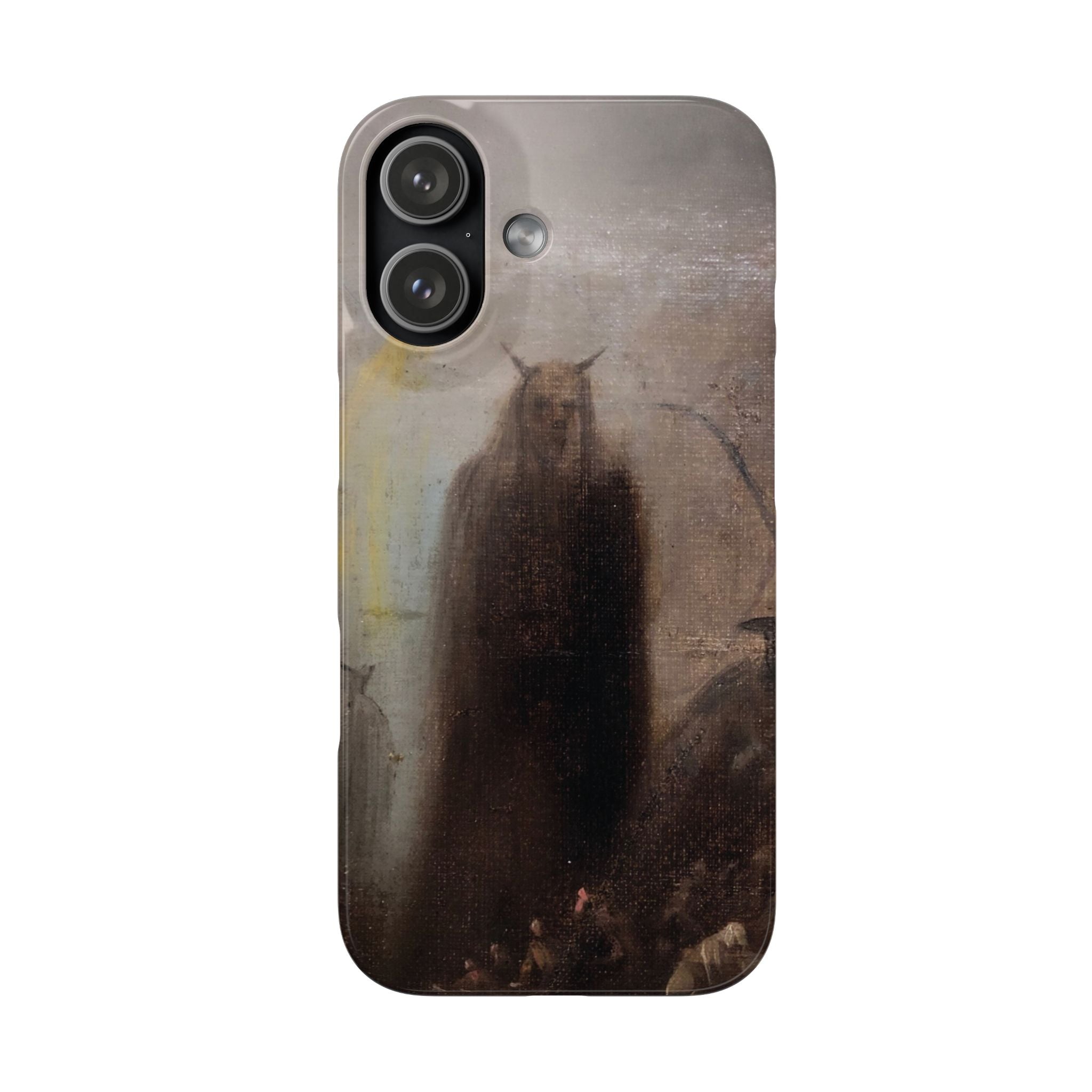 Ghostly Vision by Francisco Goya - iPhone Slim Case