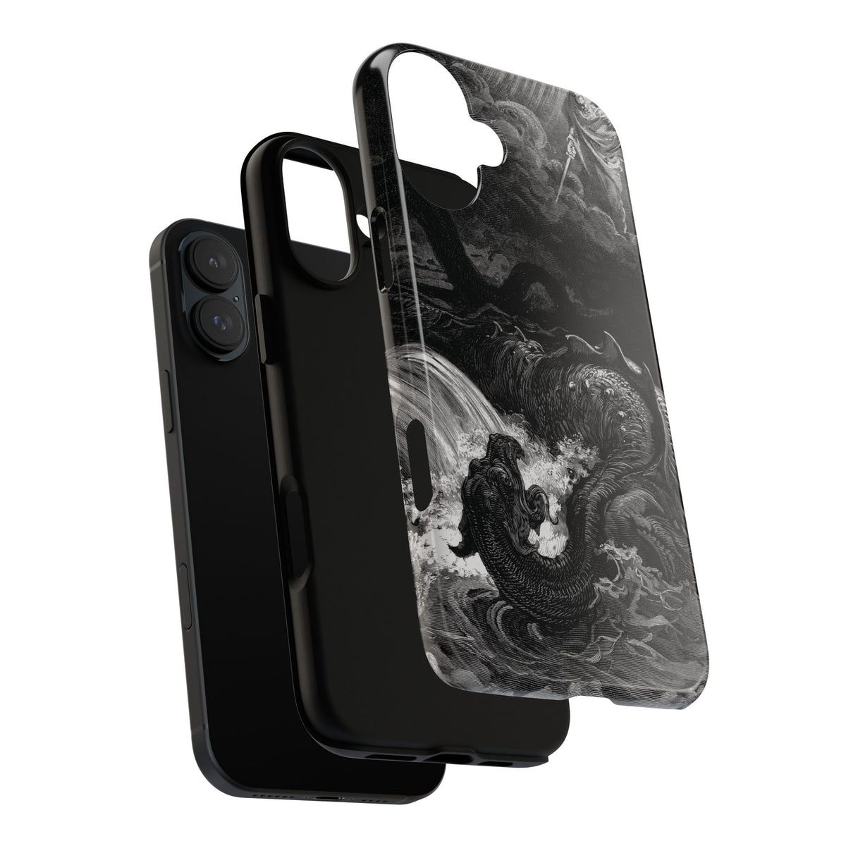 The Destruction of Leviathan by Gustave Doré - iPhone Tough Case