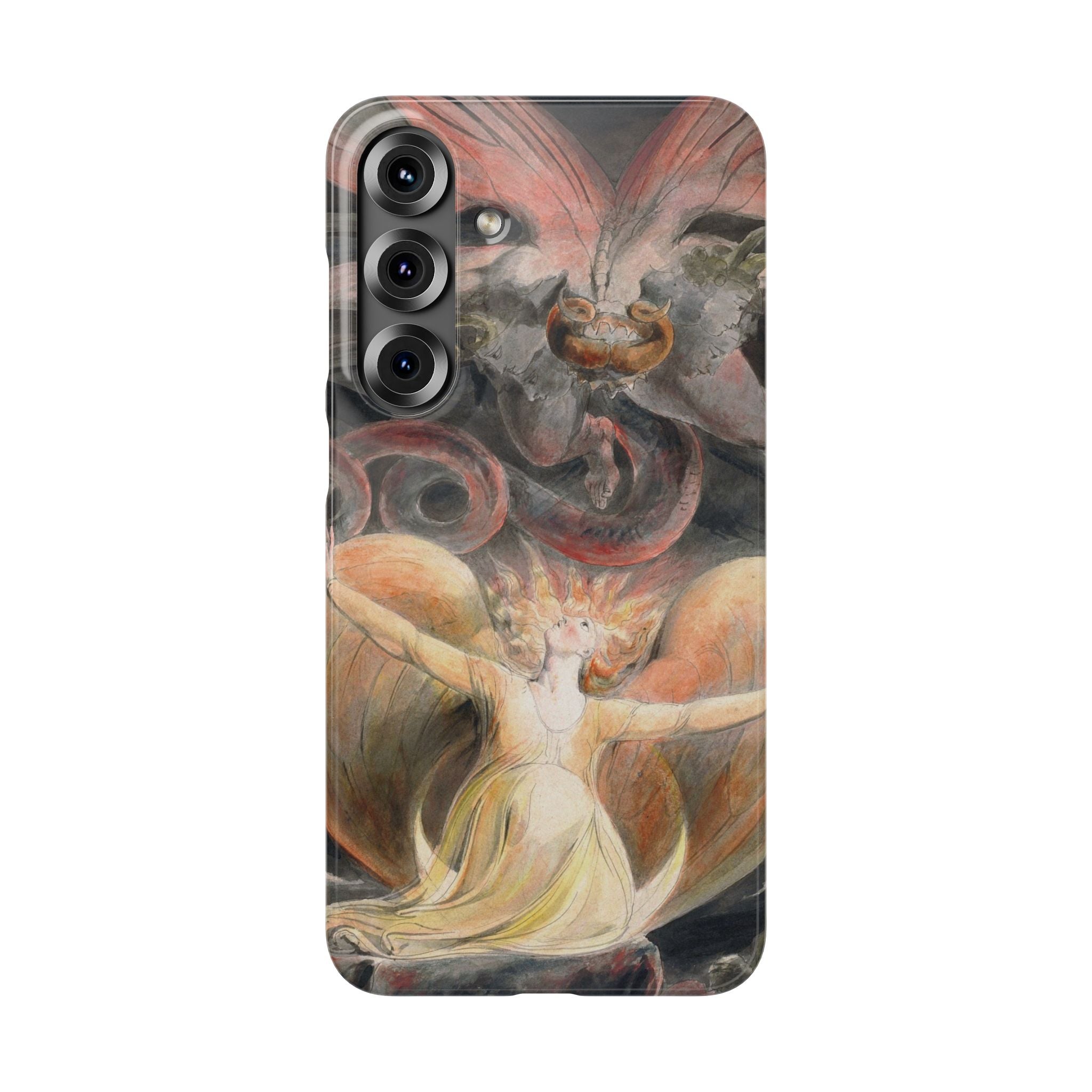 The Great Red Dragon and the Woman Clothed with the Sun by William Blake - Samsung Slim Case