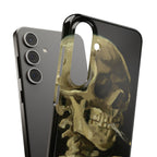 Skeleton with Cigarette by Van Gogh - Samsung Slim Case