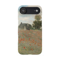 The Poppy Field by Claude Monet - iPhone Slim Case
