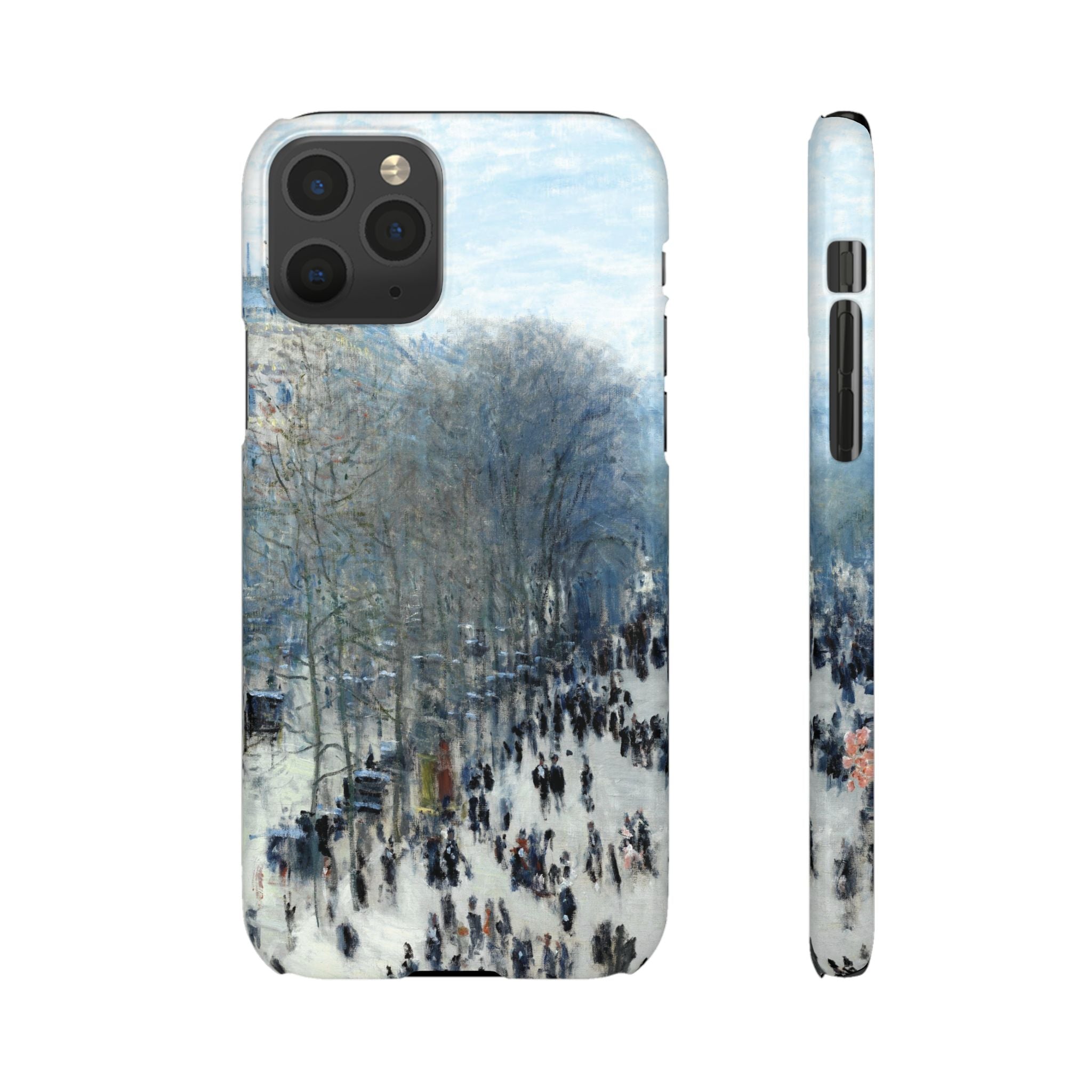 Boulevard des Capucines by Claude Monet - iPhone Slim Case