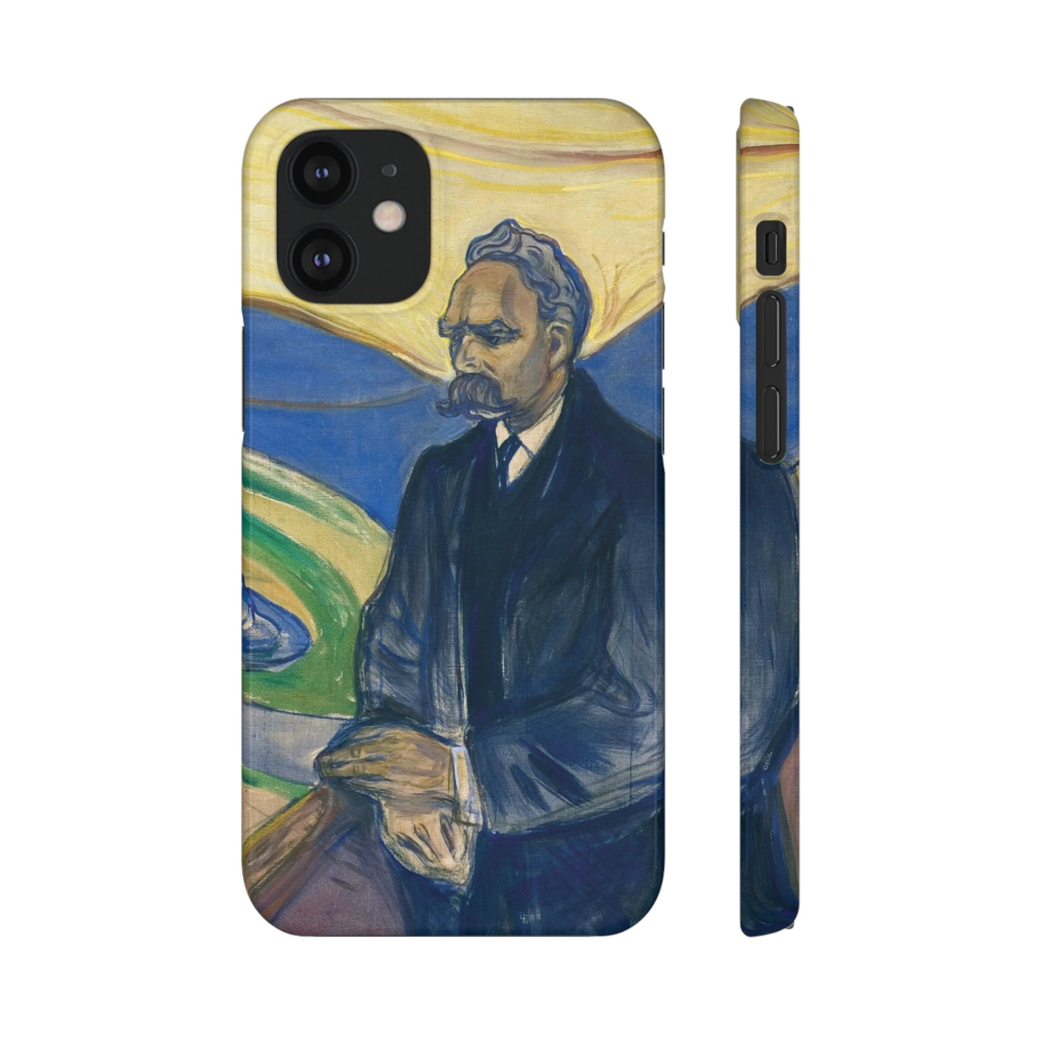 Portrait of Friedrich Nietzsche by Edvard Munch - iPhone Slim Case