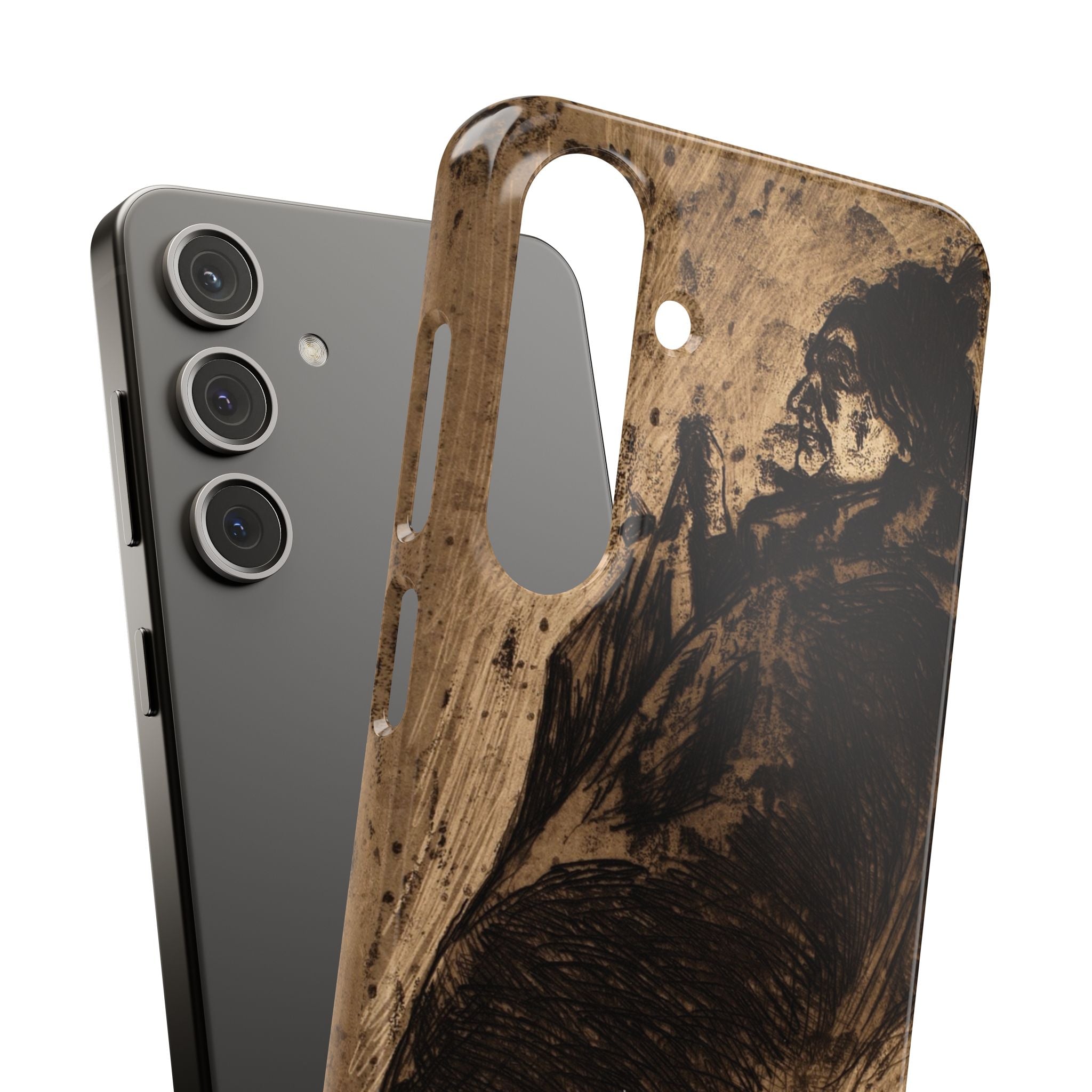 Old Woman by Edvard Munch - Samsung Slim Case