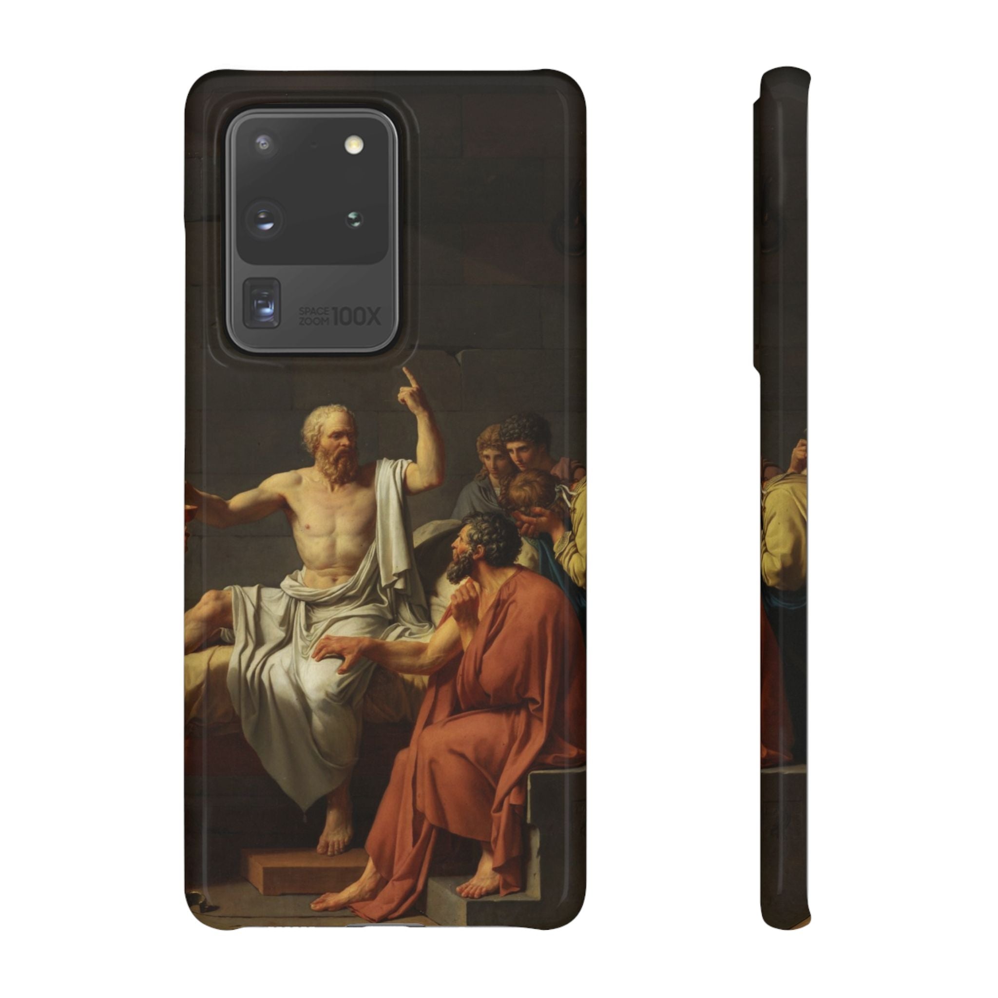 The Death of Socrates by Jacques-Louis David - Samsung Slim Case
