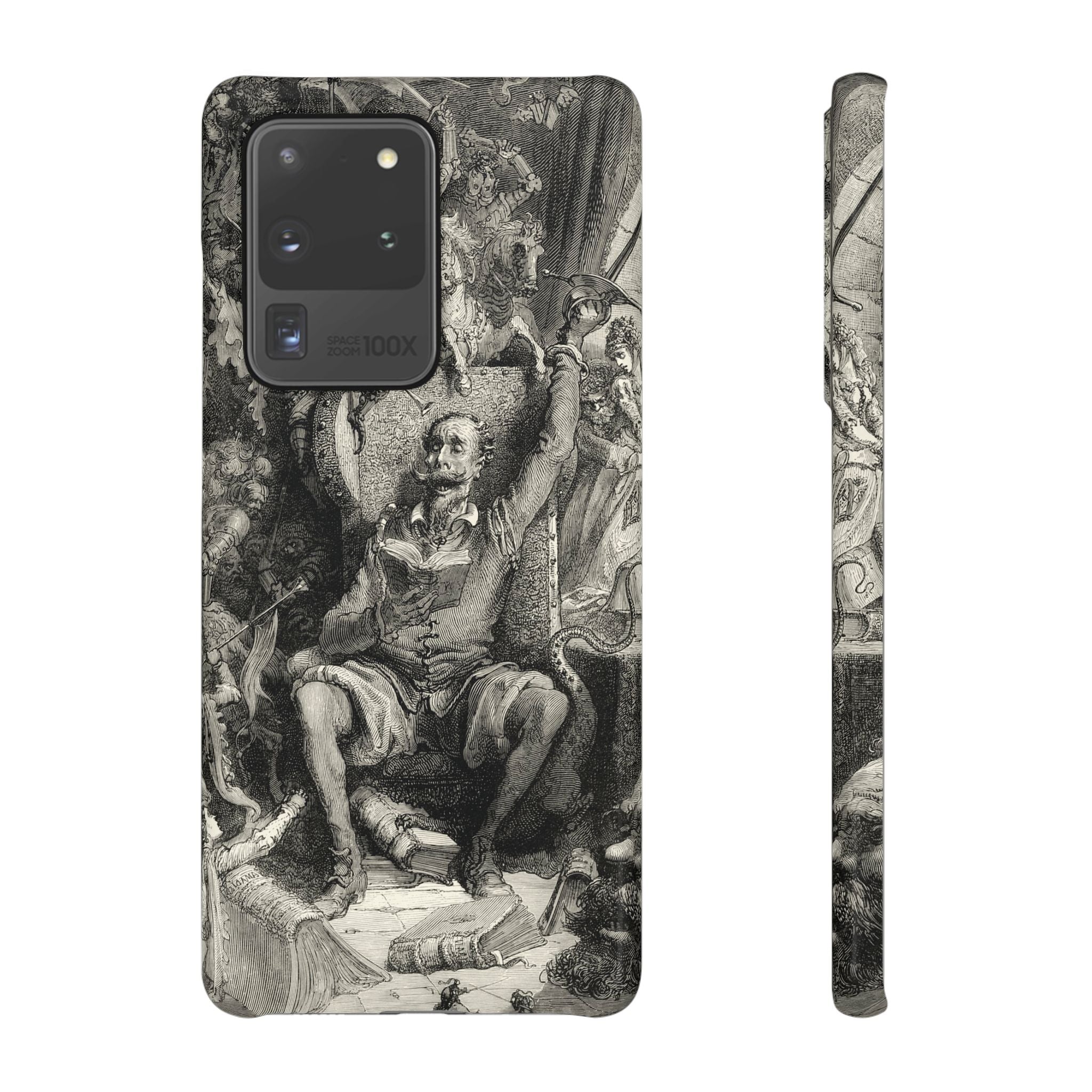 Don Quixote and His Visions by Gustave Doré - Samsung Slim Case