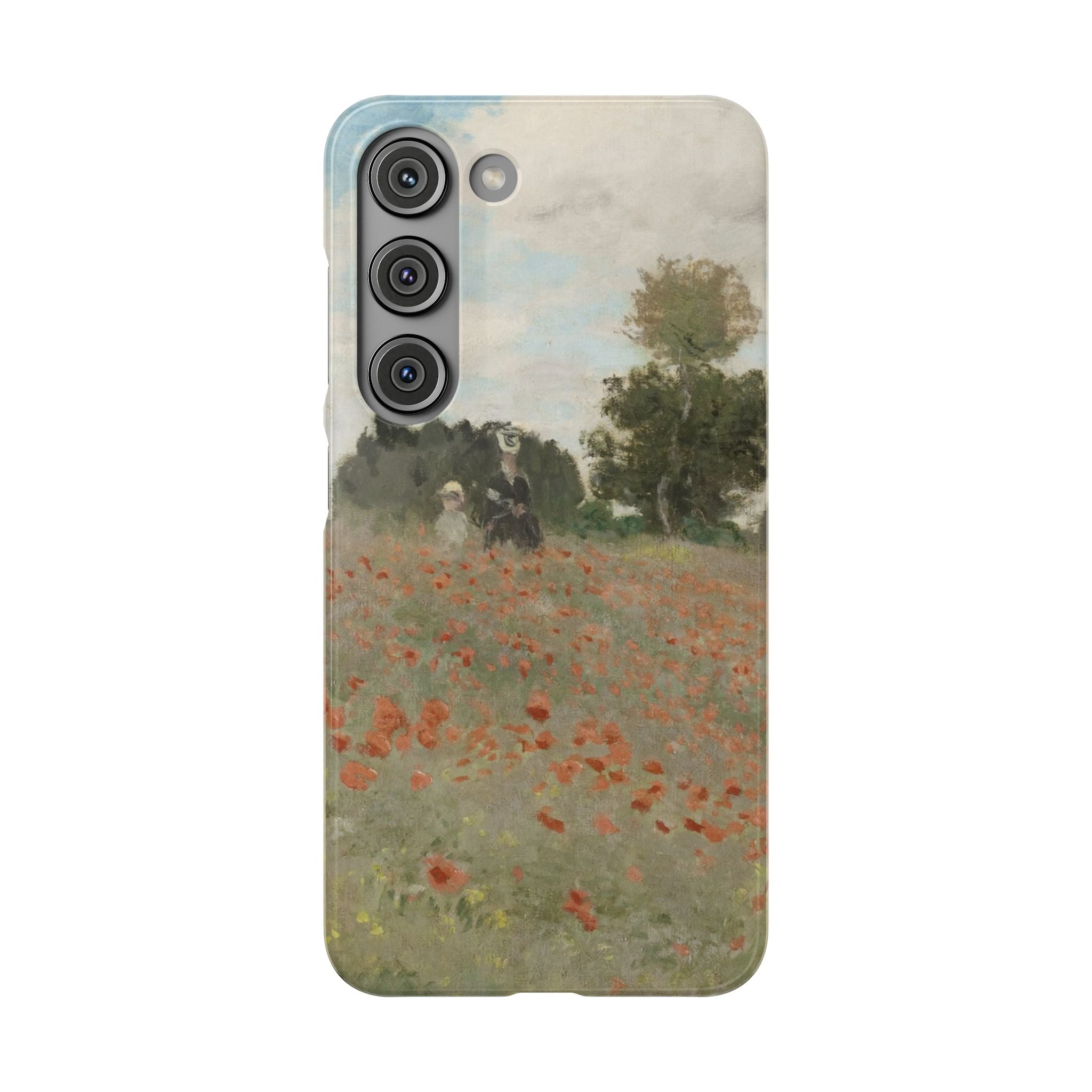 The Poppy Field by Claude Monet - Samsung Slim Case