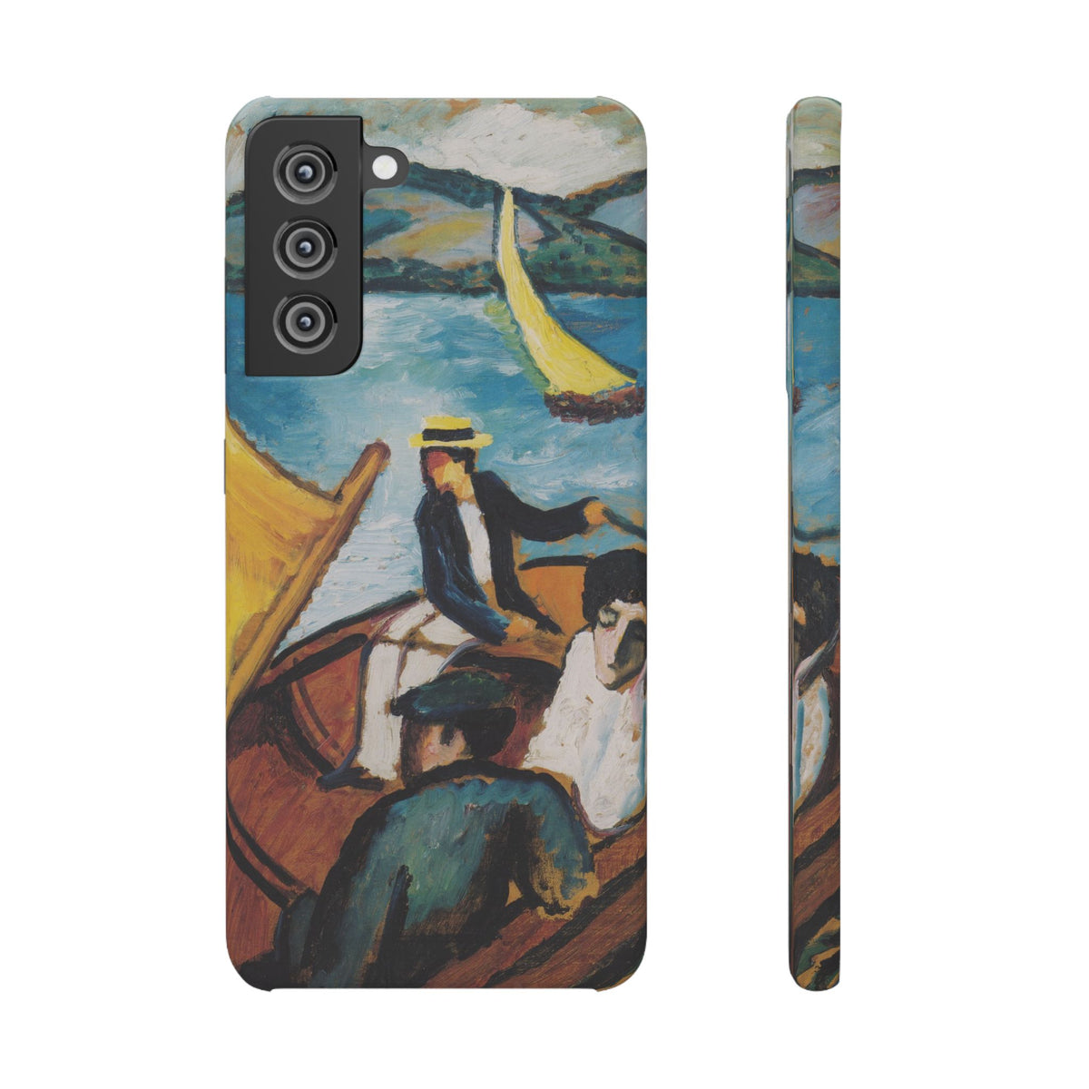 Sailing Boat on the Tegernsee by August Macke - Samsung Slim Case