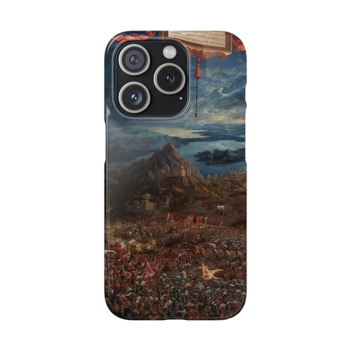 The Battle of Alexander at Issus by Albrecht Altdorfer - iPhone Slim Case