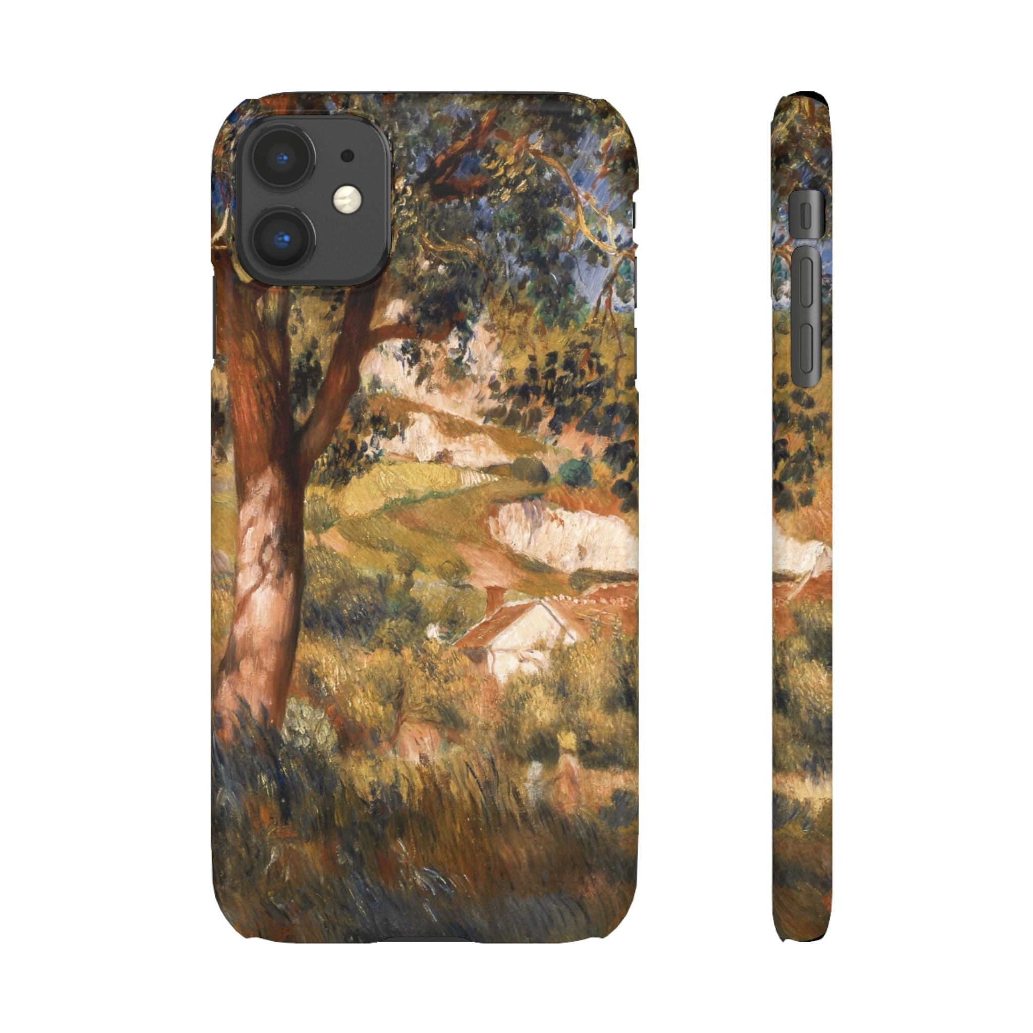 Paysage a La Roche Guyon by Pierre Auguste Renoir - iPhone Slim Case