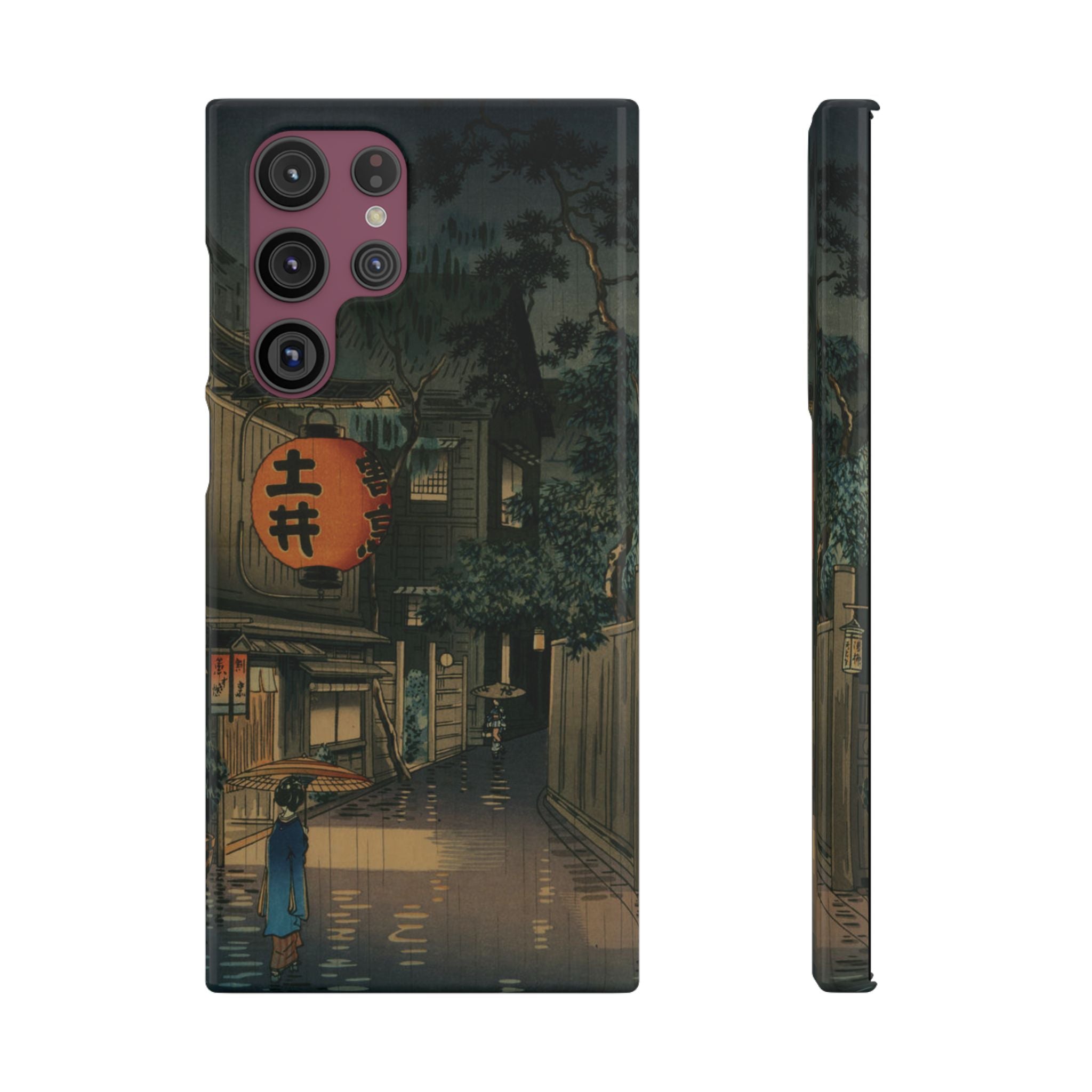 Evening at Ushigome by Tsuchiya Koitsu - Samsung Slim Case