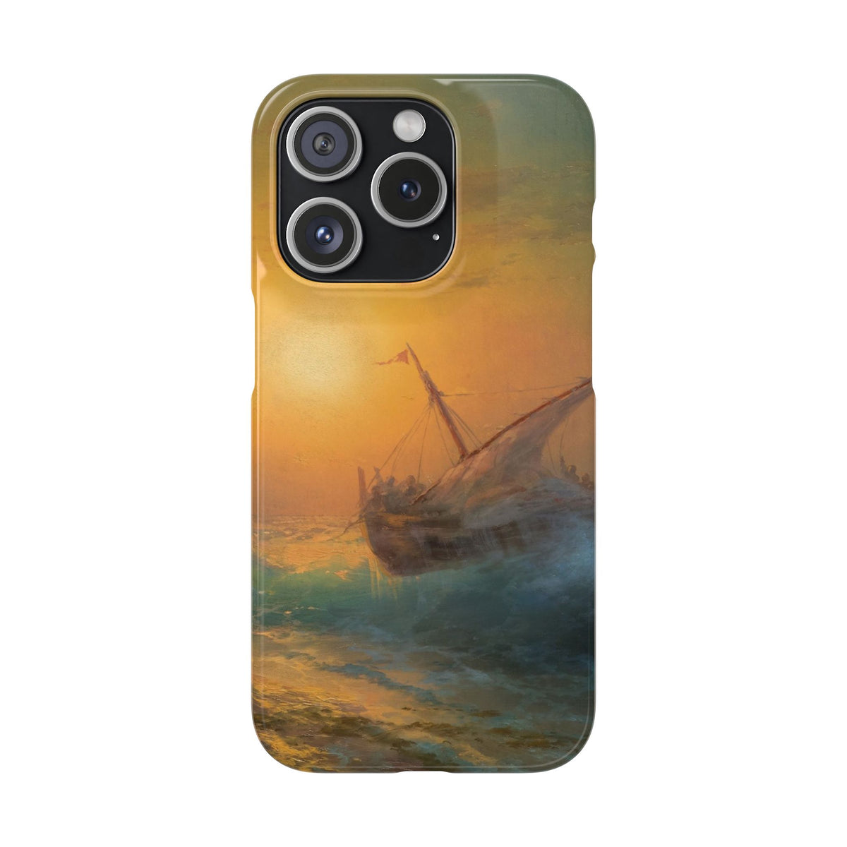 Stormy Sea at Sunset by Ivan Aivazovsky - iPhone Slim Case