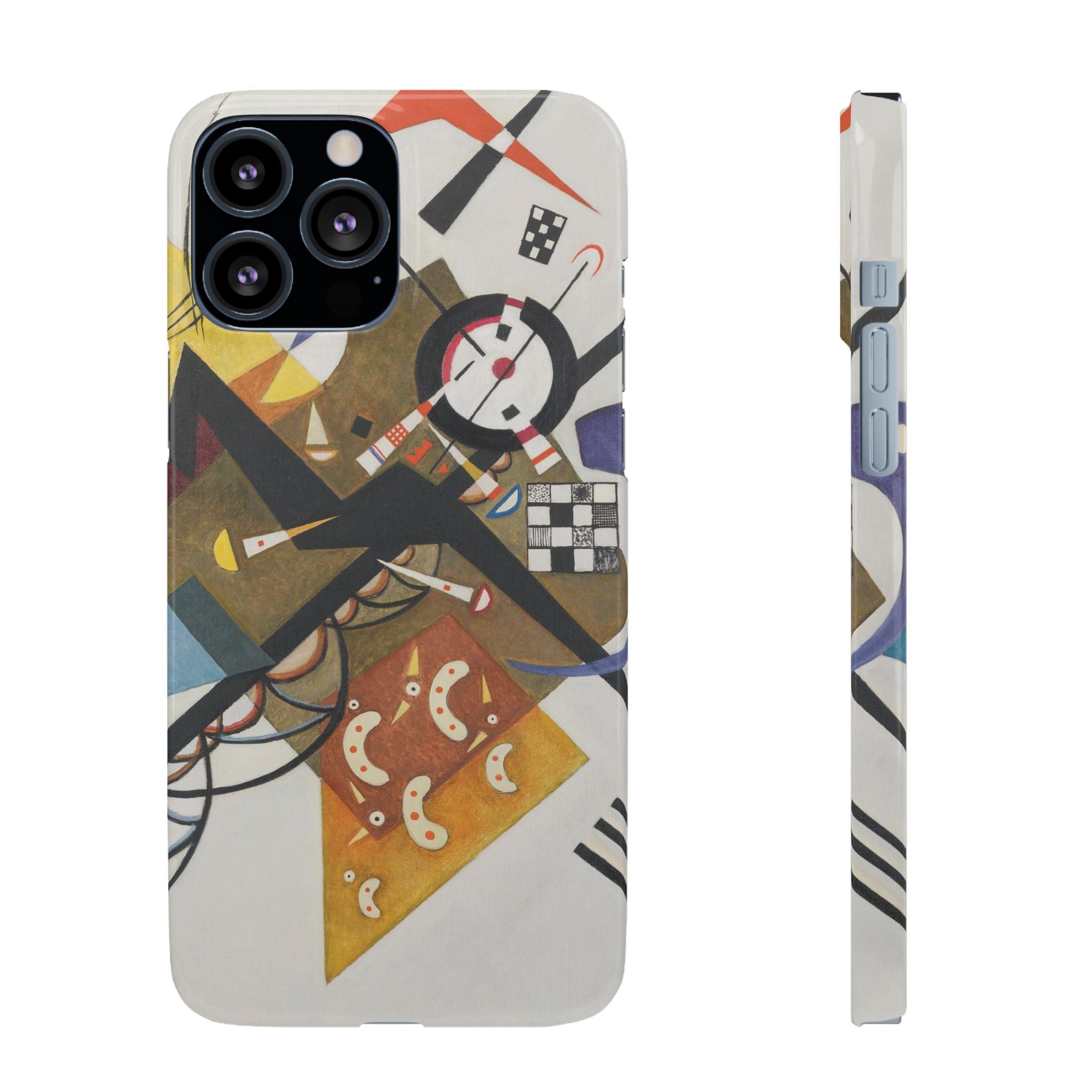 On White II by Vasily Kandinsky - iPhone Slim Case