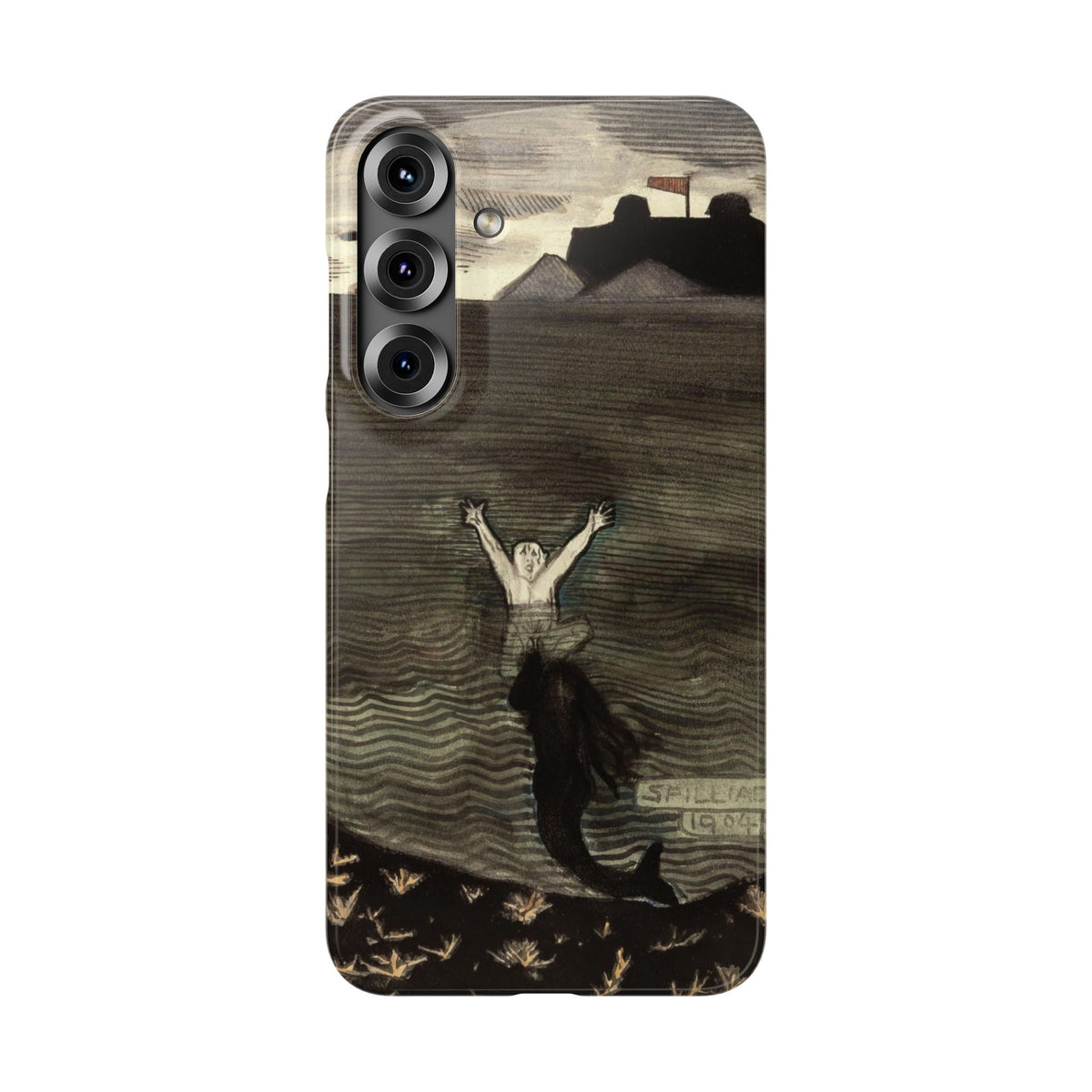 The Call of the Mermaid The Drowning by Leon Spilliaert - Samsung Slim Case