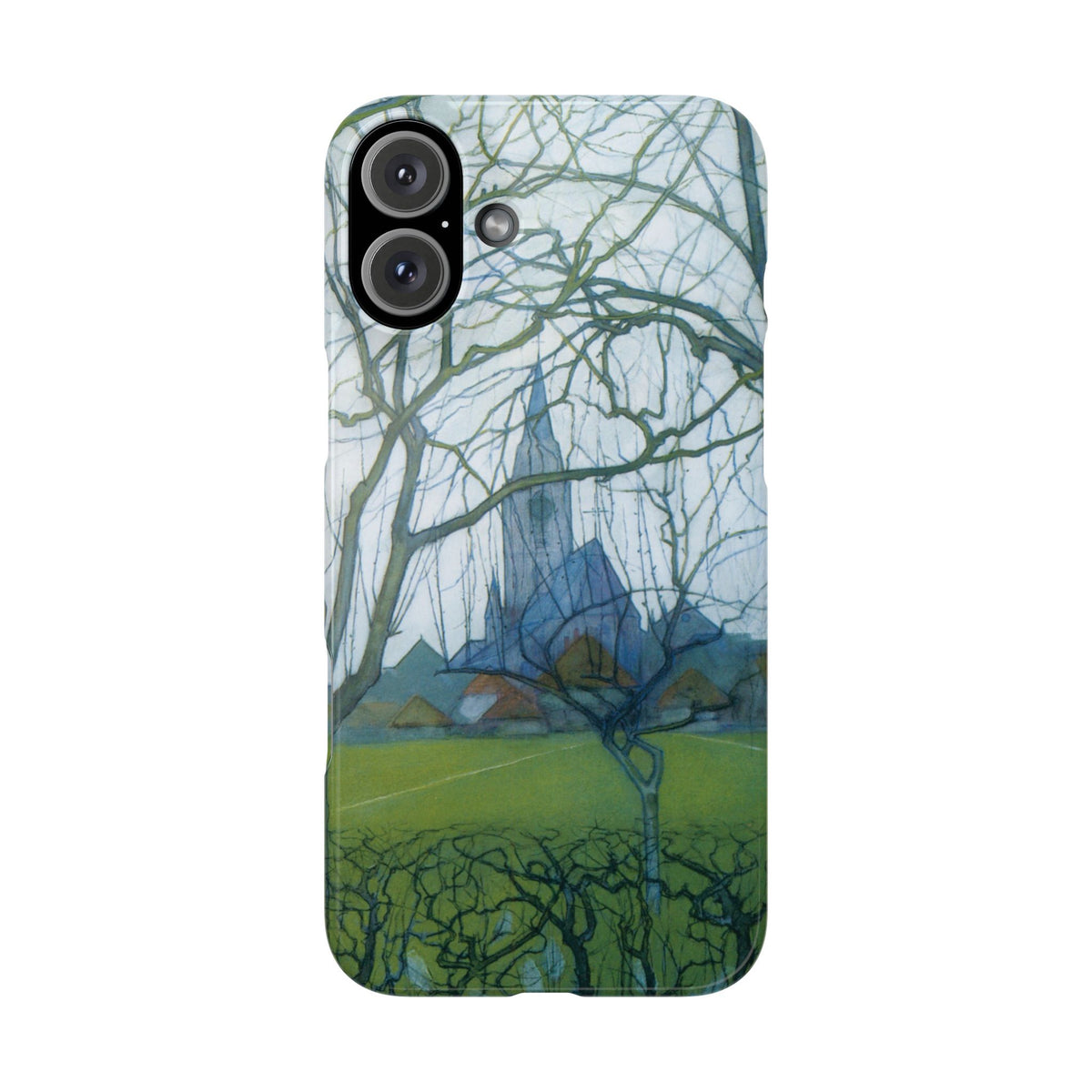St Jacobs Church by Piet Mondrian - iPhone Slim Case