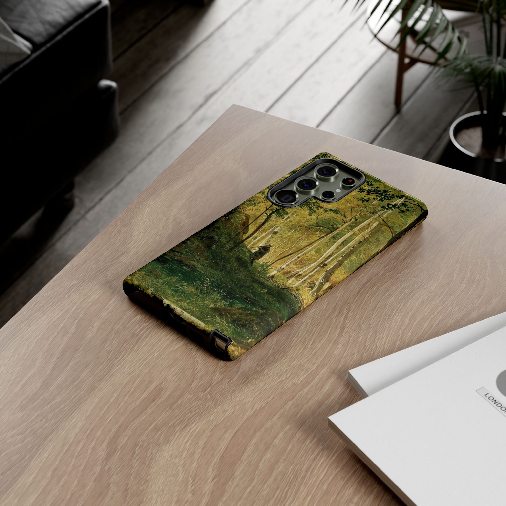 Landscape with a Hunter Valaam Island by Ivan Ivanovich Shishkin - Samsung Tough Case