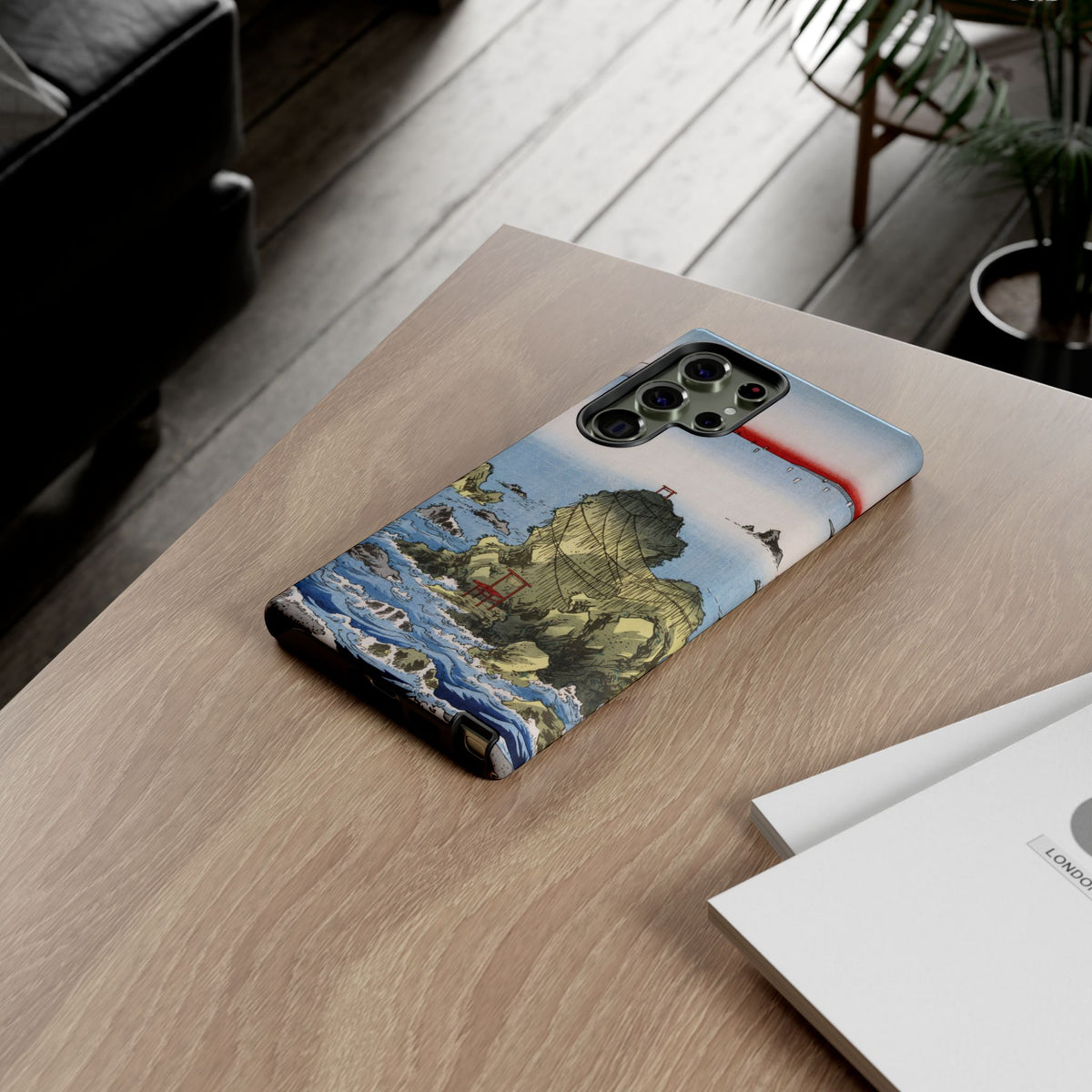 Futamigaura in Ise Province by Utagawa Hiroshige - Samsung Tough Case