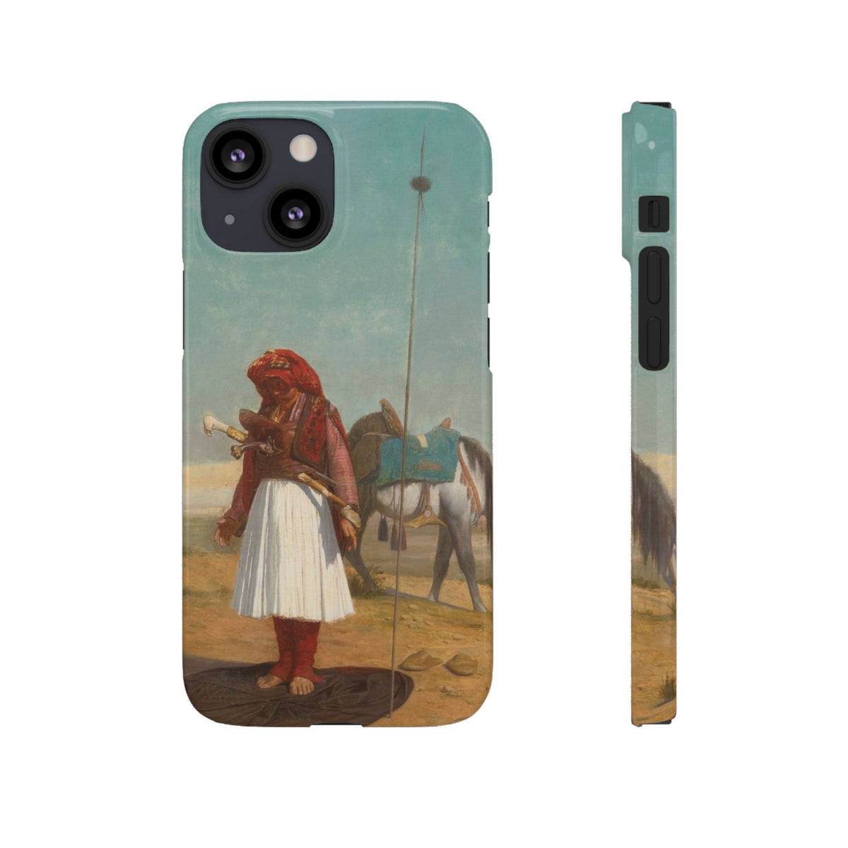 Prayer in the Desert by Jean-Leon Gerome - iPhone Slim Case