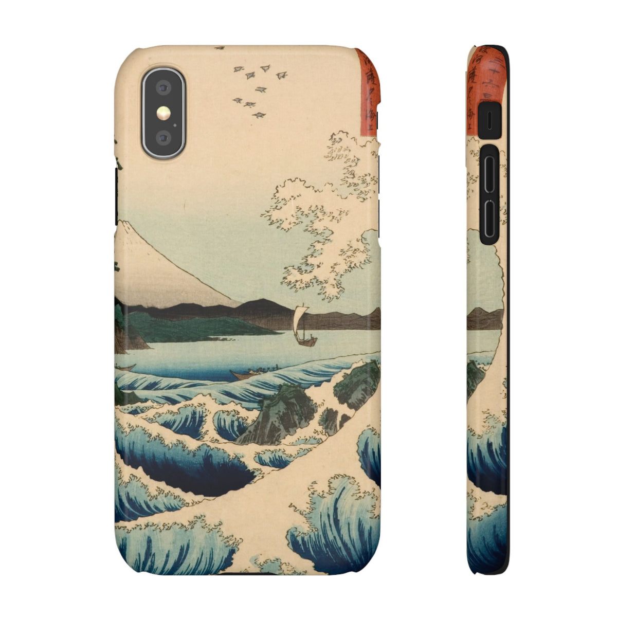 The Sea at Satta in Suruga Province by Utagawa Hiroshige - iPhone Slim Case