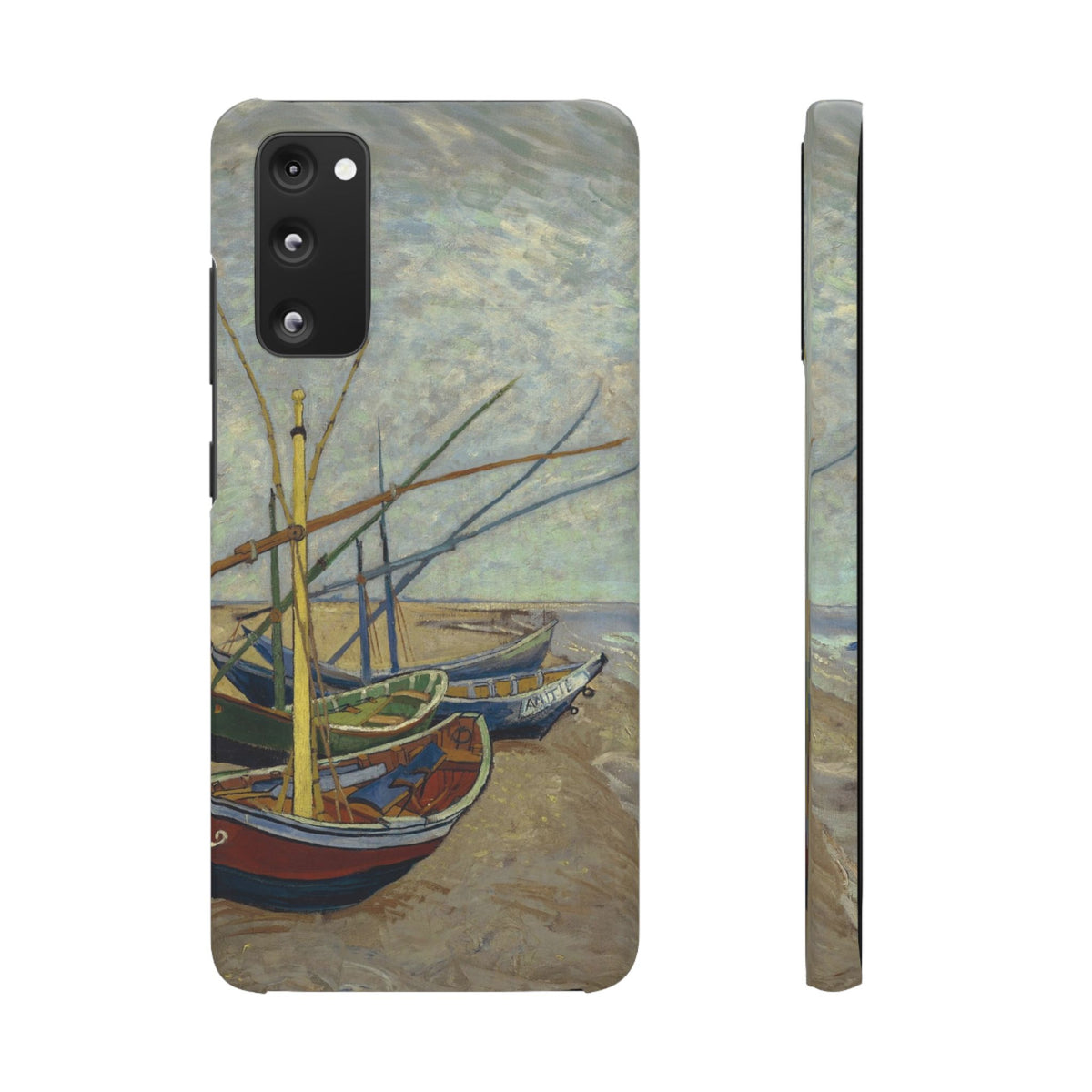 Fishing Boats on the Beach by Vincent van Gogh - Samsung Slim Case