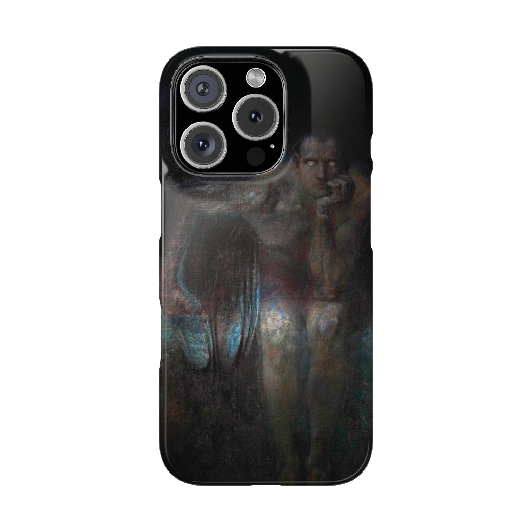 Lucifer by Franz von Stuck - iPhone Slim Case