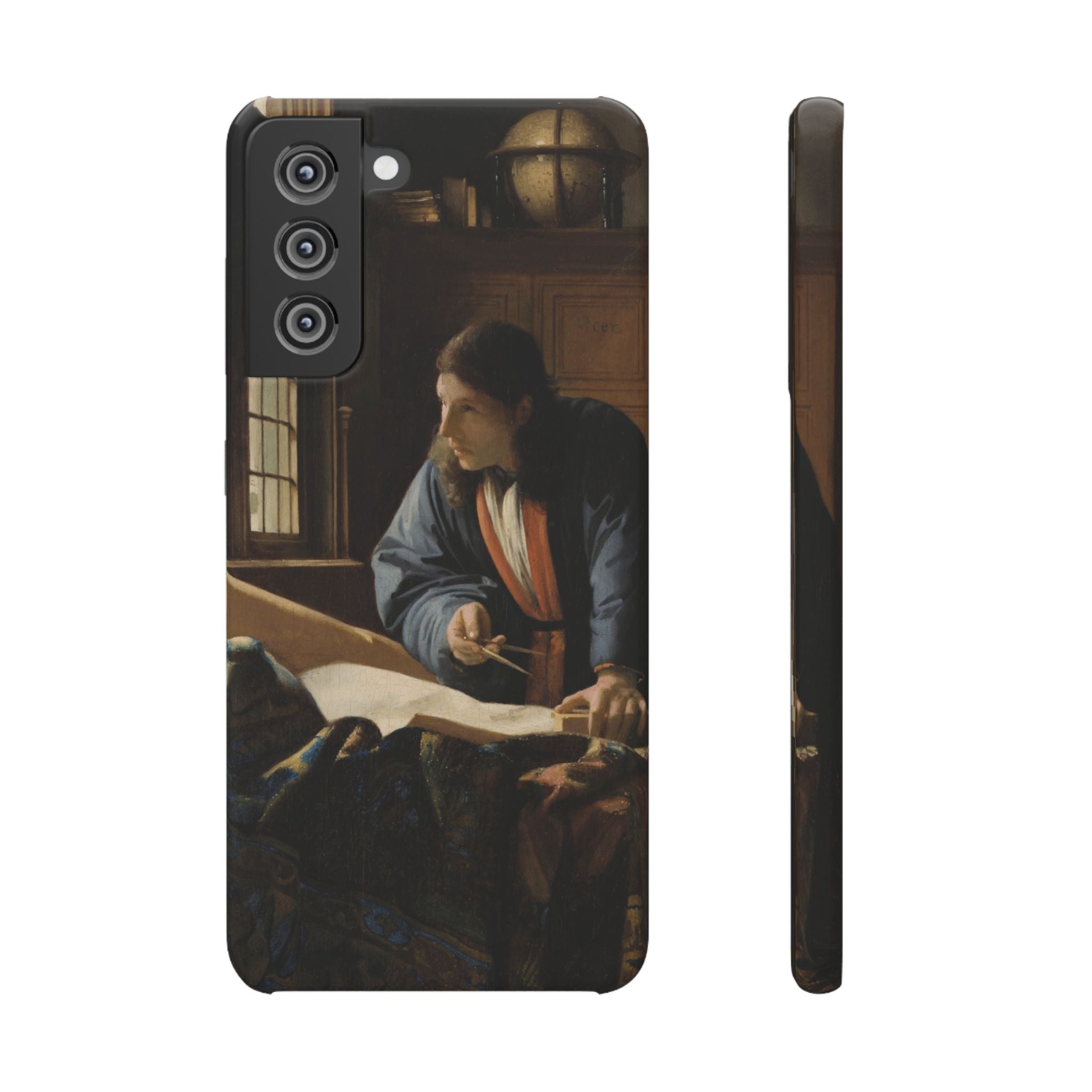 The Geographer by Johannes Vermeer - Samsung Slim Case