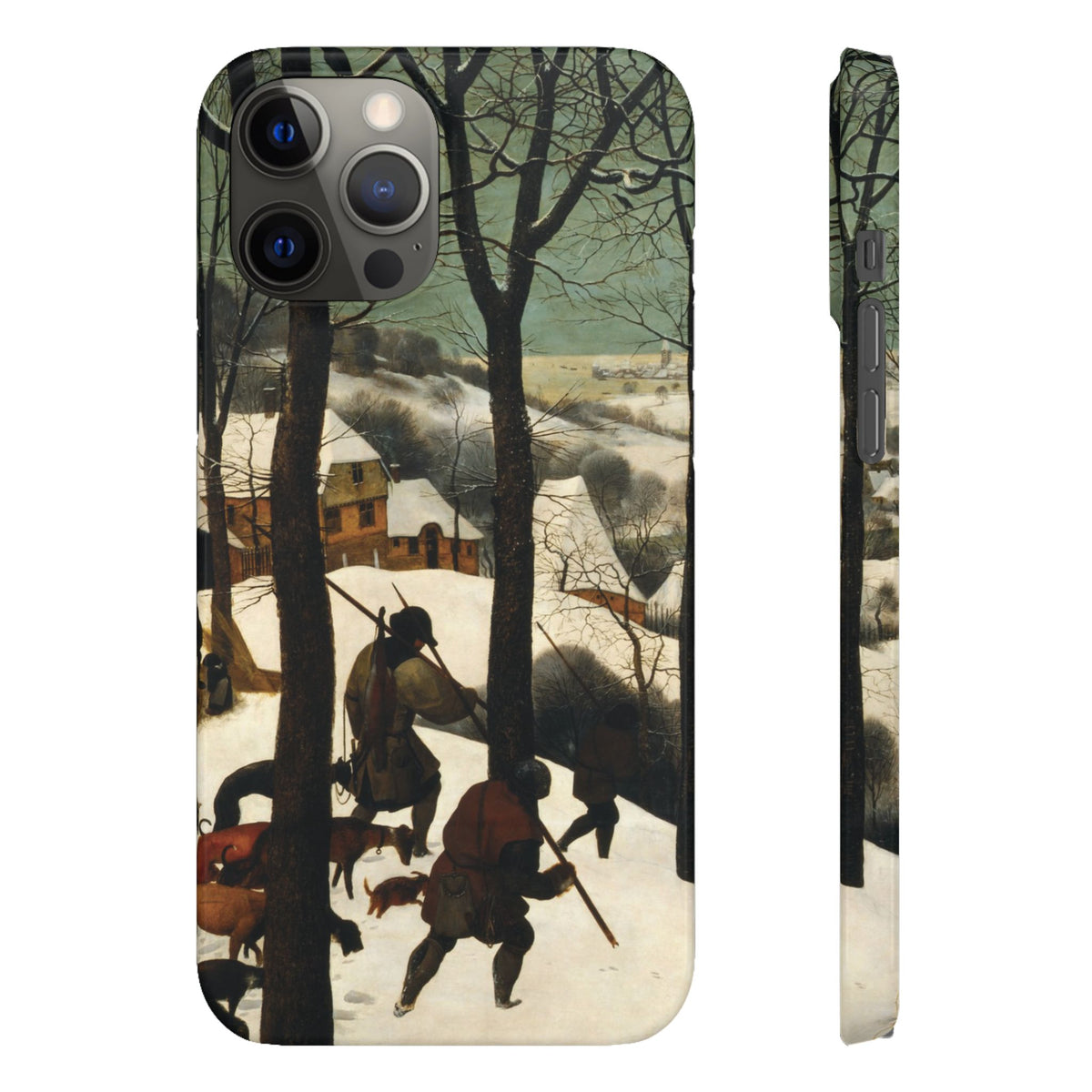 The Hunters in the Snow by Pieter Bruegel the Elder - iPhone Slim Case