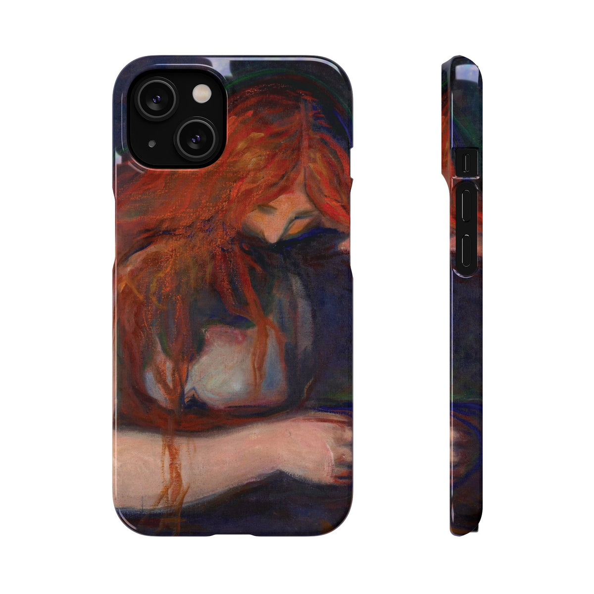 Vampire by Edvard Munch - iPhone Slim Case