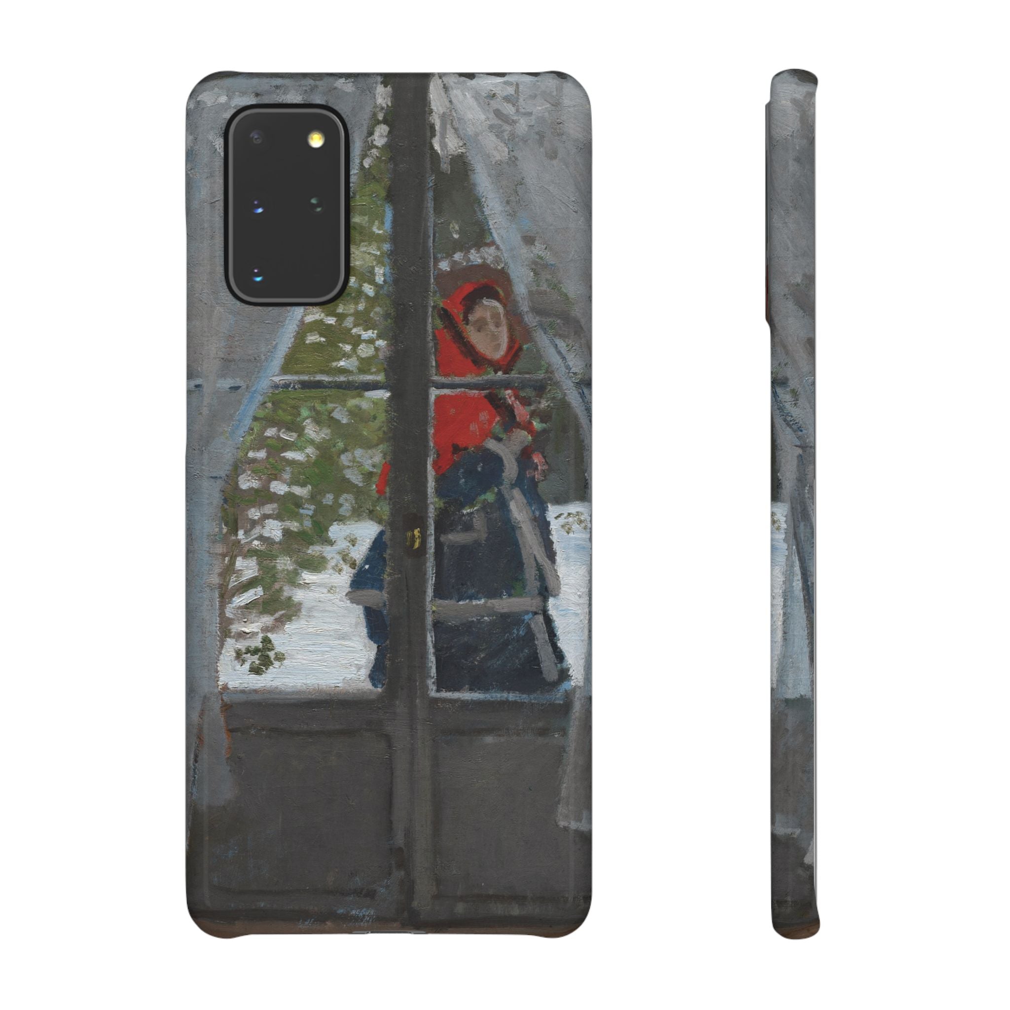 Le mouchoir rouge by Claude Monet - Samsung Slim Case
