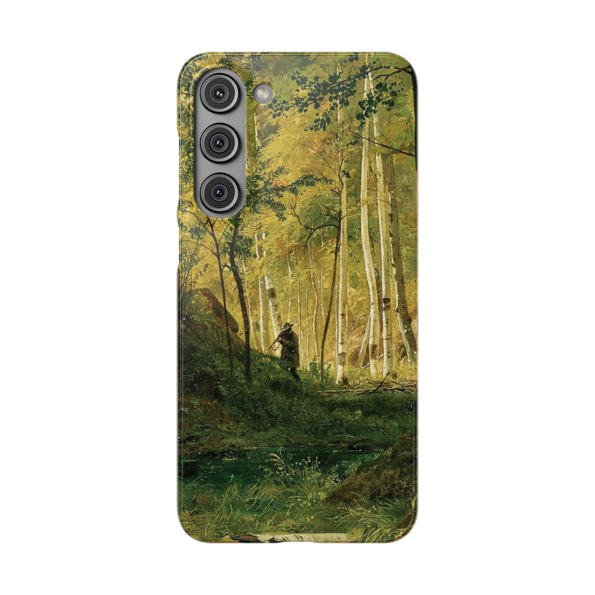 Landscape with a Hunter Valaam Island by Ivan Ivanovich Shishkin - Samsung Slim Case