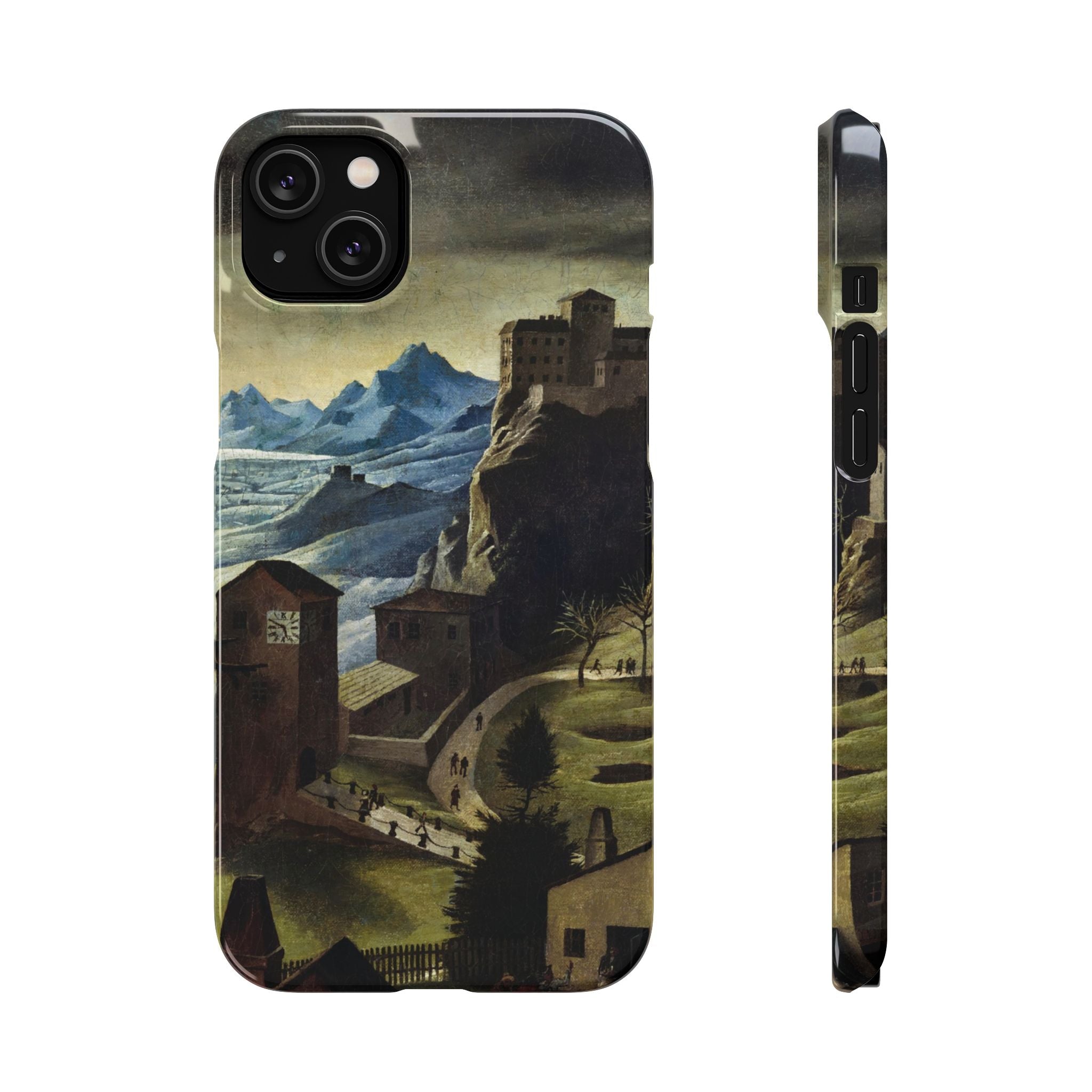 Landschaft mit Burg by Franz Sedlacek - iPhone Slim Case