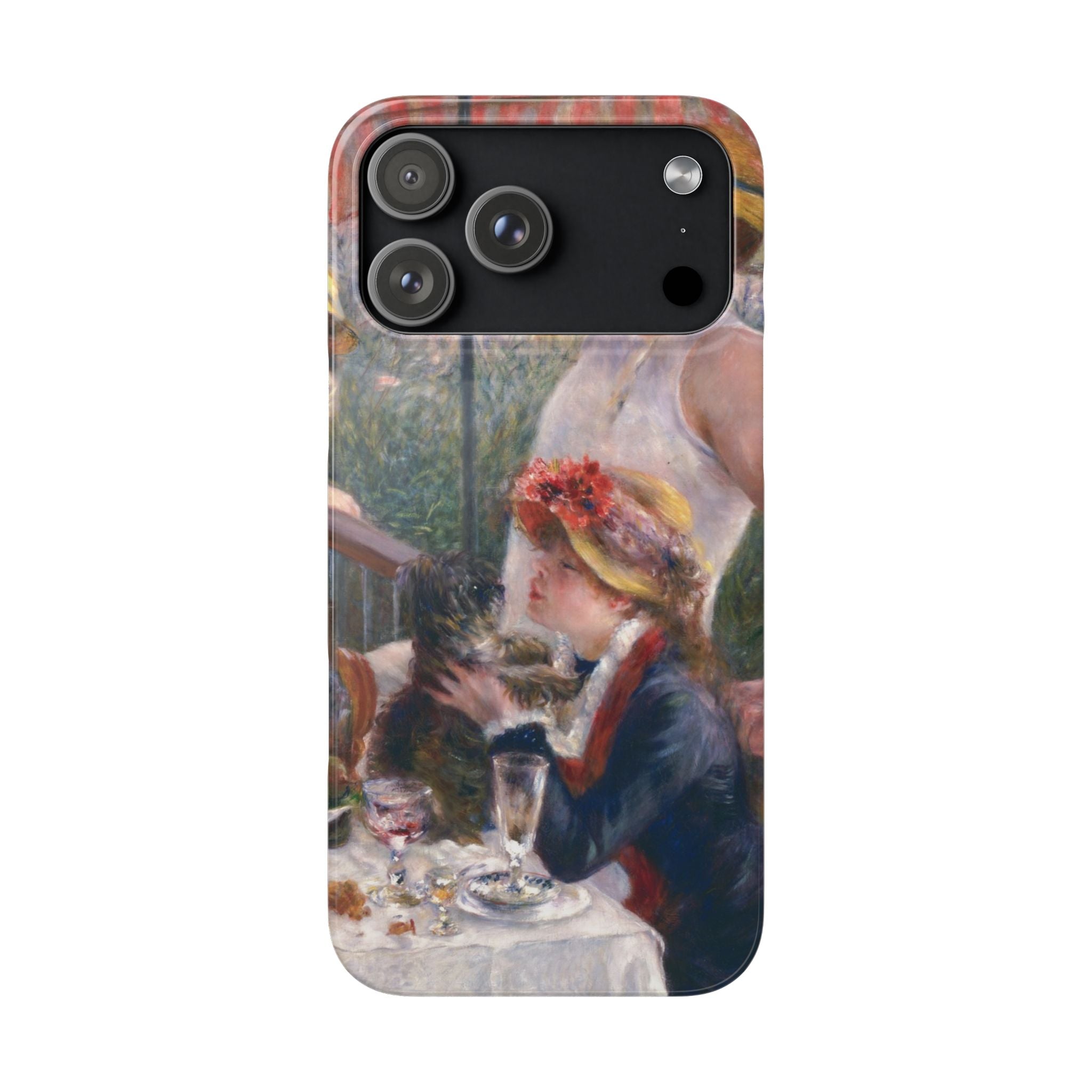 Luncheon of the Boating Party by Pierre Auguste Renoir - iPhone Slim Case